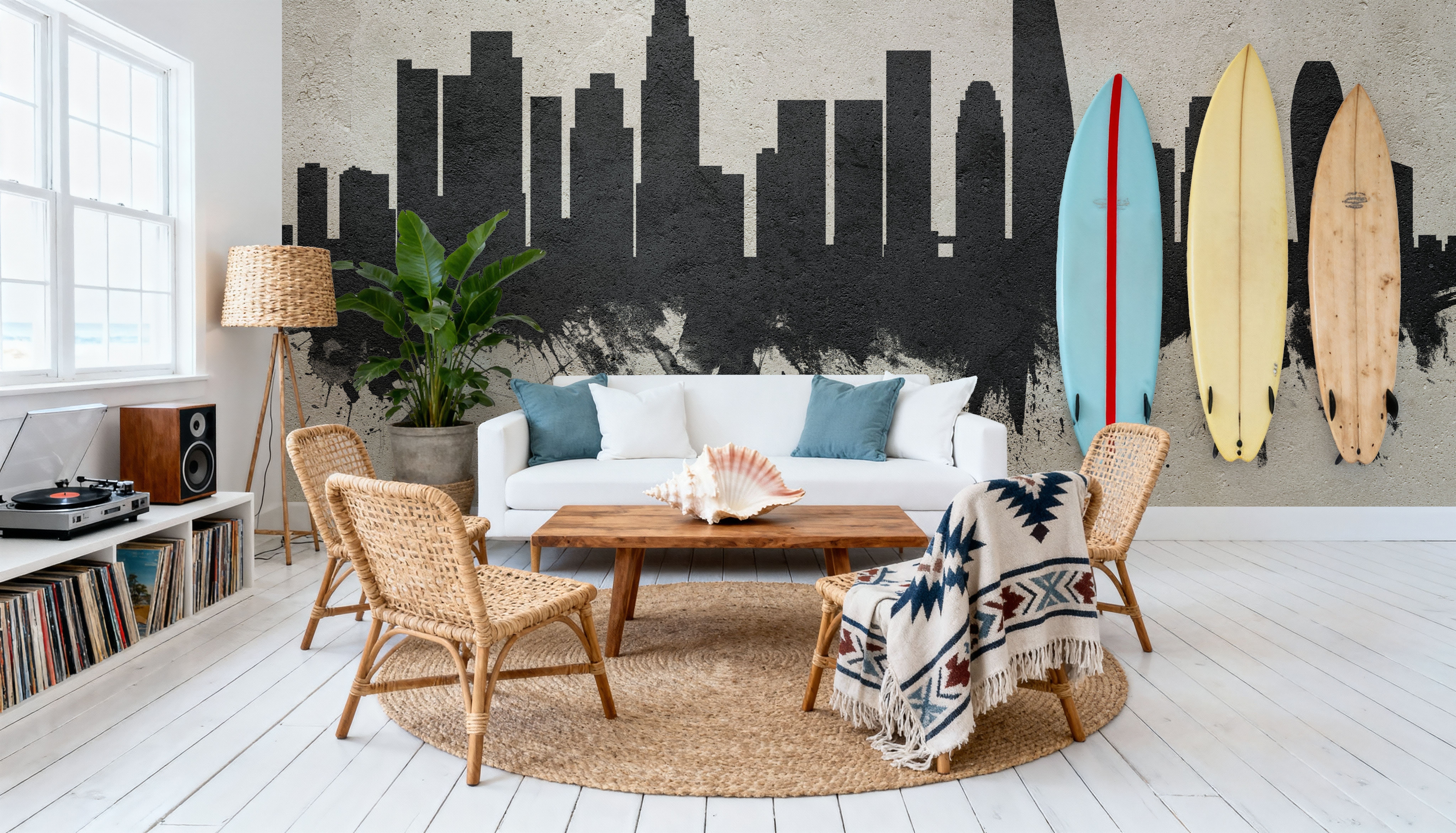 Los Angeles Skyline Concrete