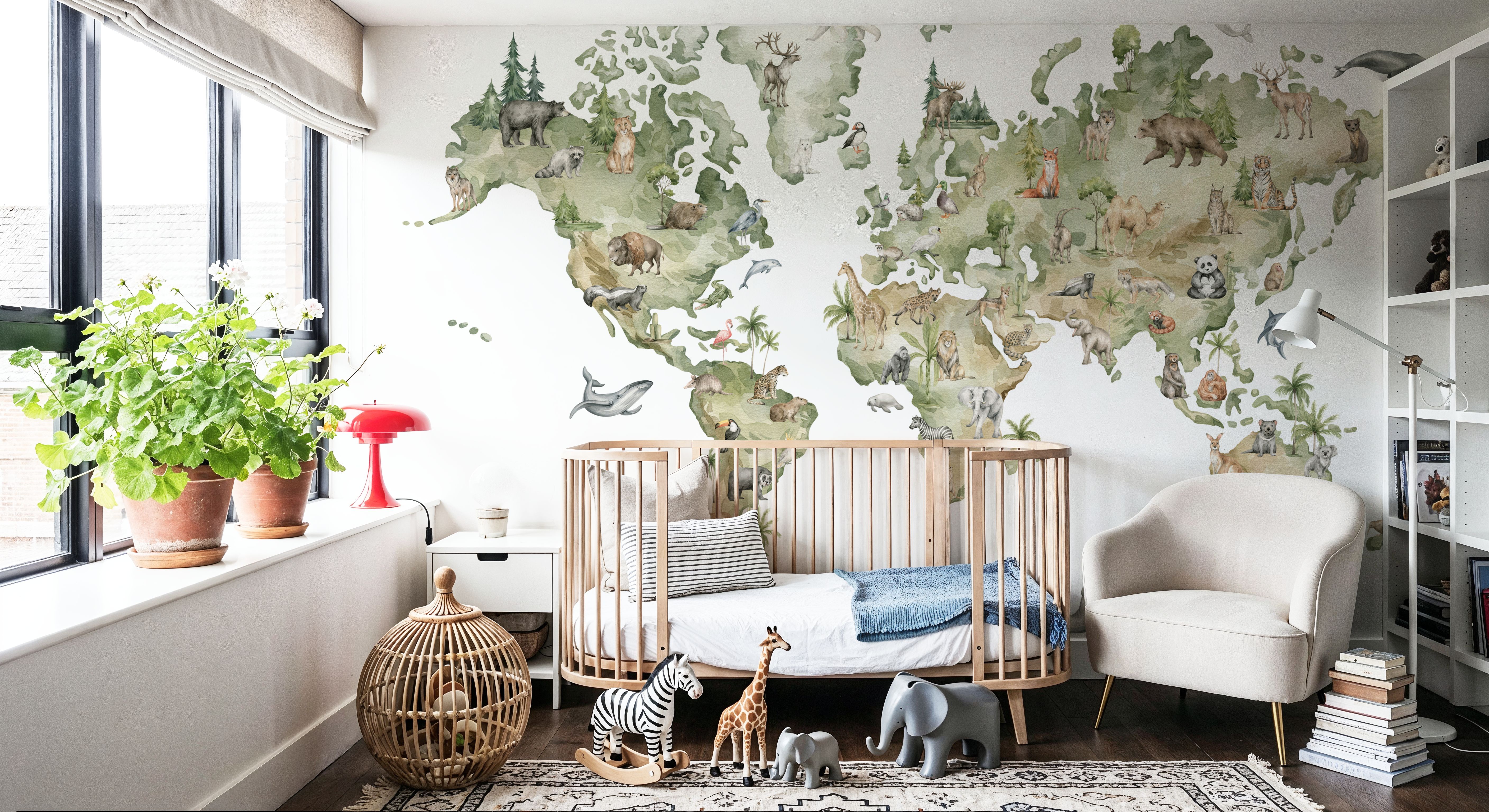 Animals From Around the World Map