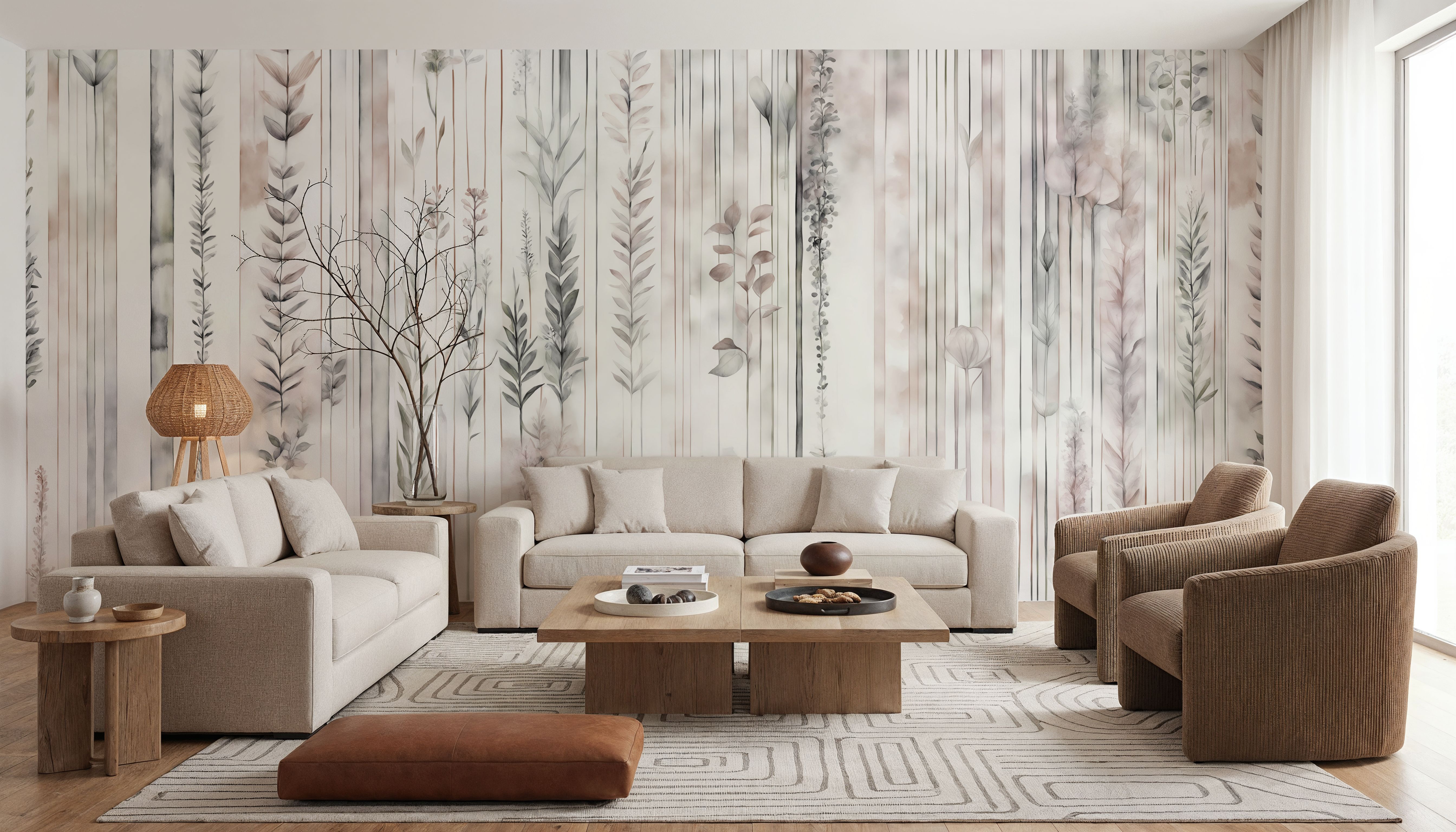 Botanical Wall Brown