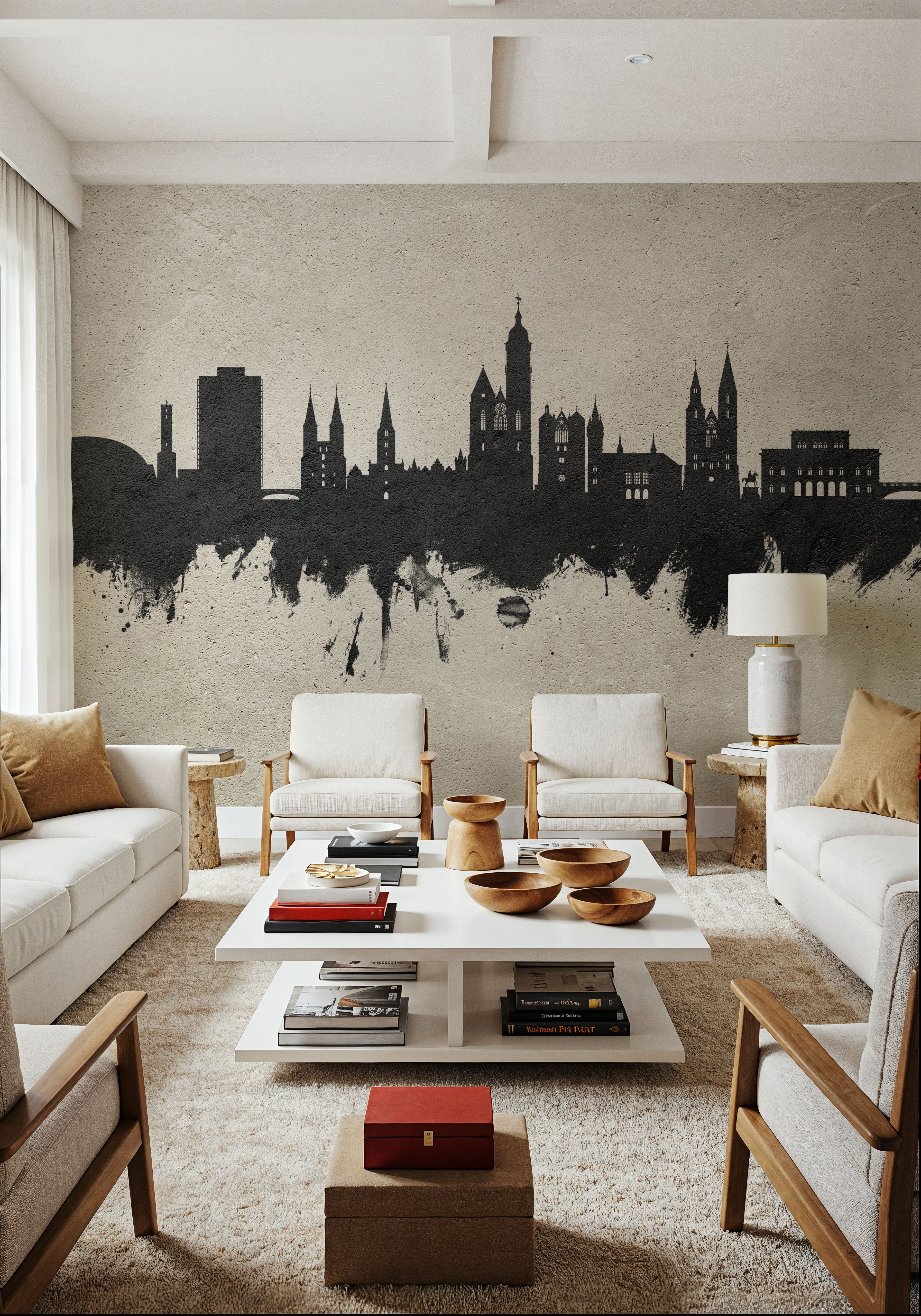 Braunschweig Germany Skyline Concrete