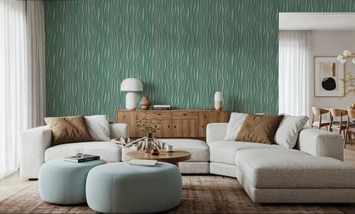 Swaying Lines, Ocean Green
