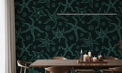 Echinoderms, Dark Blue