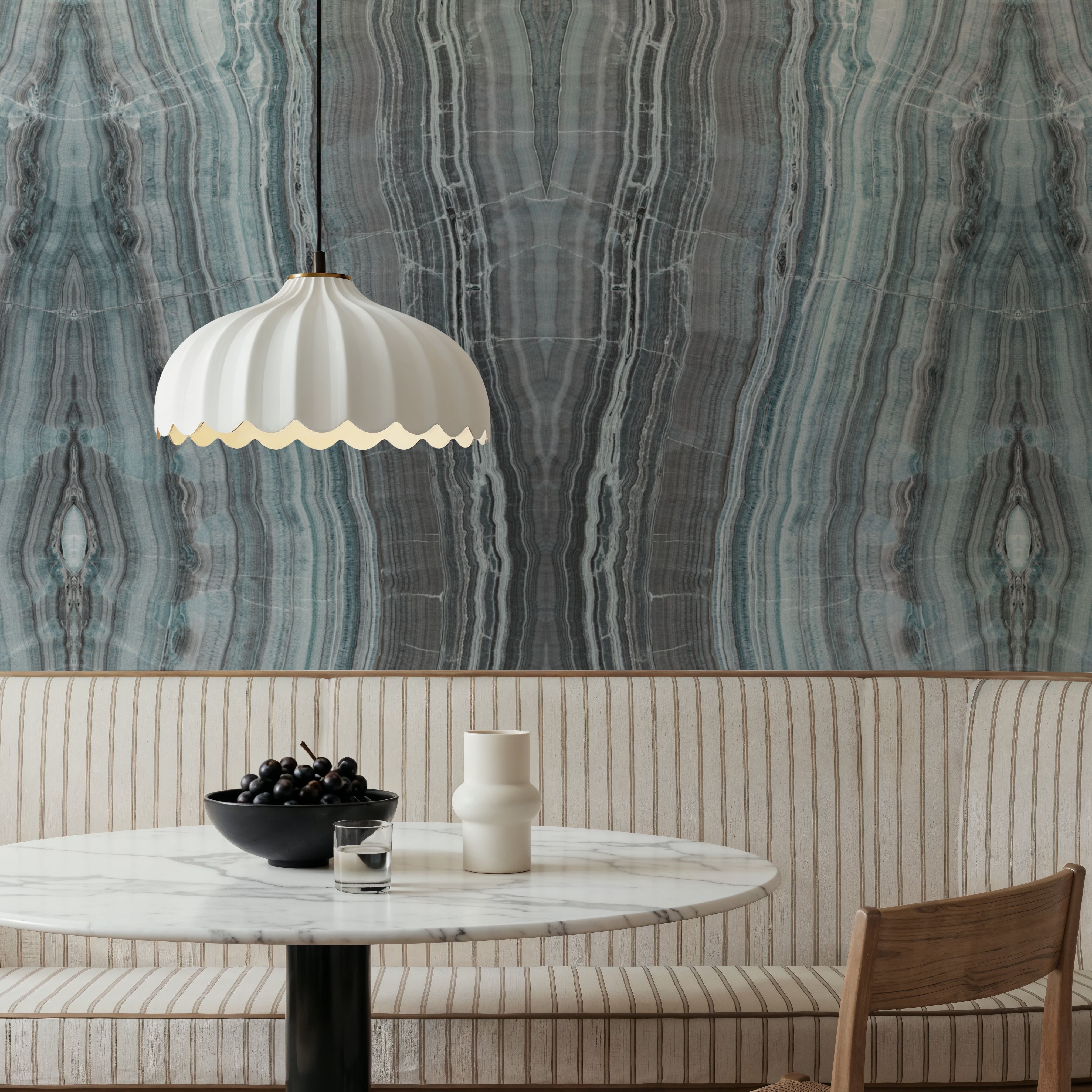Onyx Mirage Bookmatched, Teal