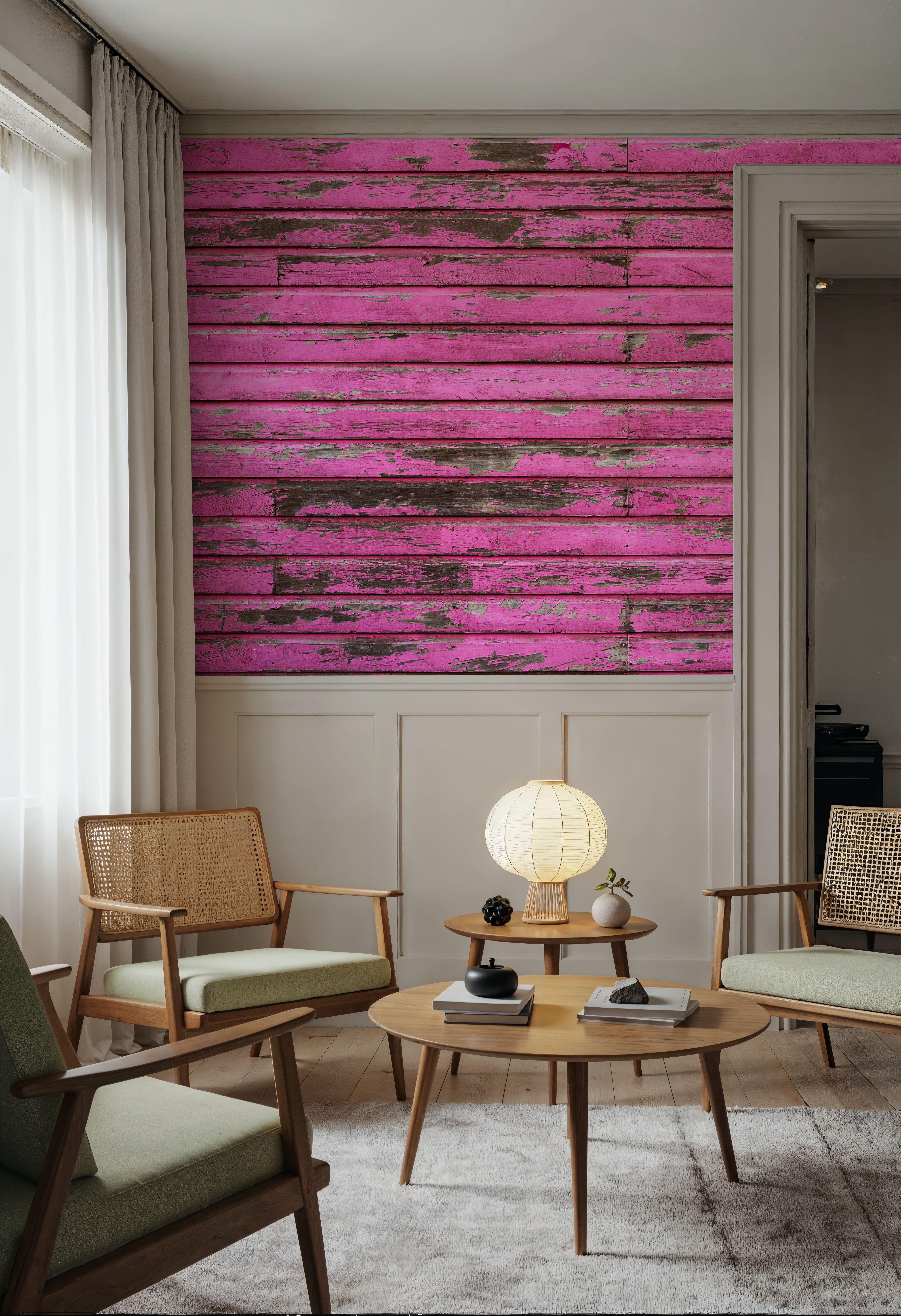 Rustic Pink Panels