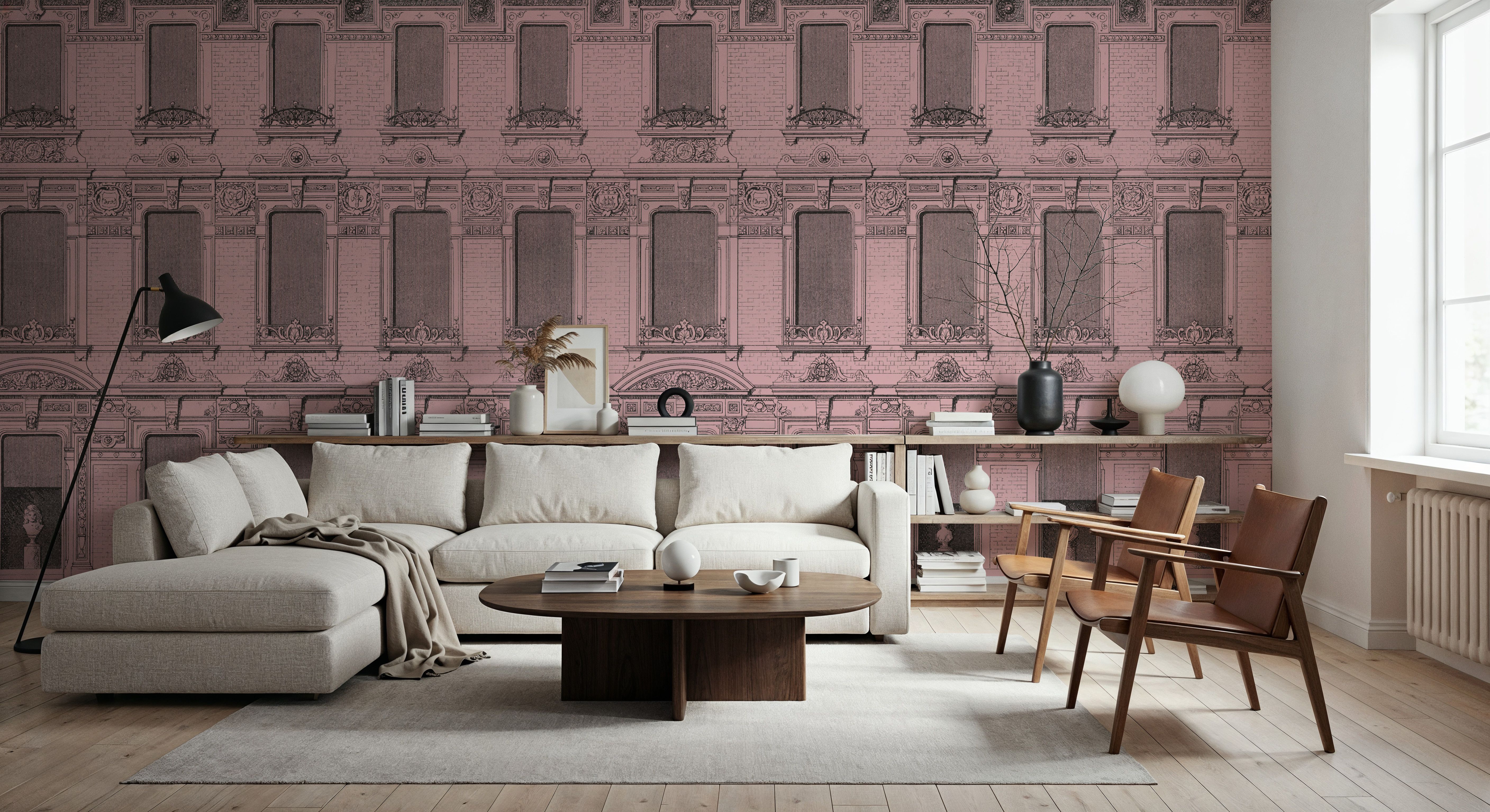 Vintage Facade, Pink