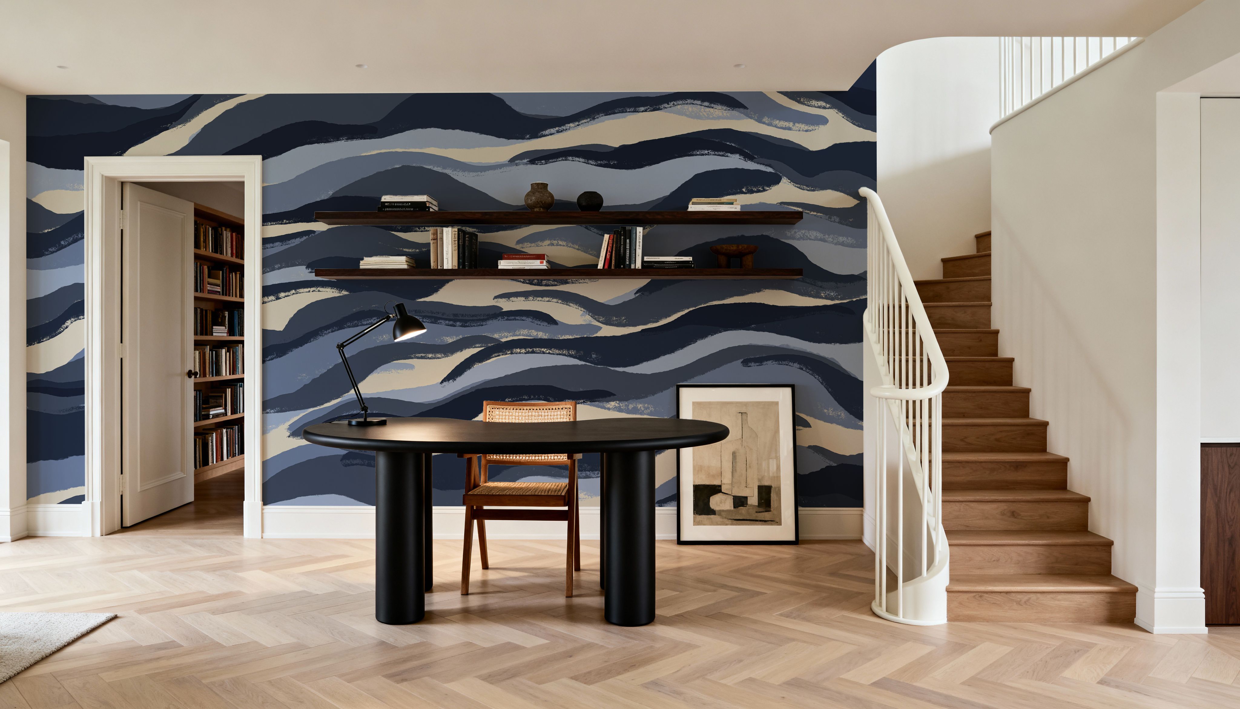 Blue Tiger Pattern