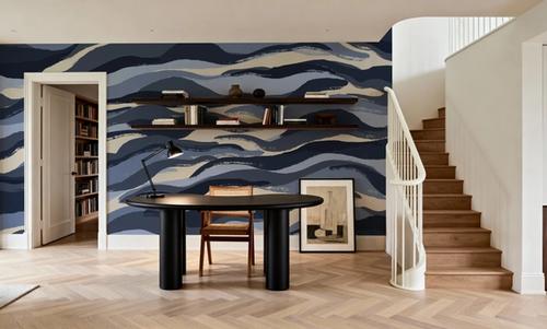 Blue Tiger Pattern