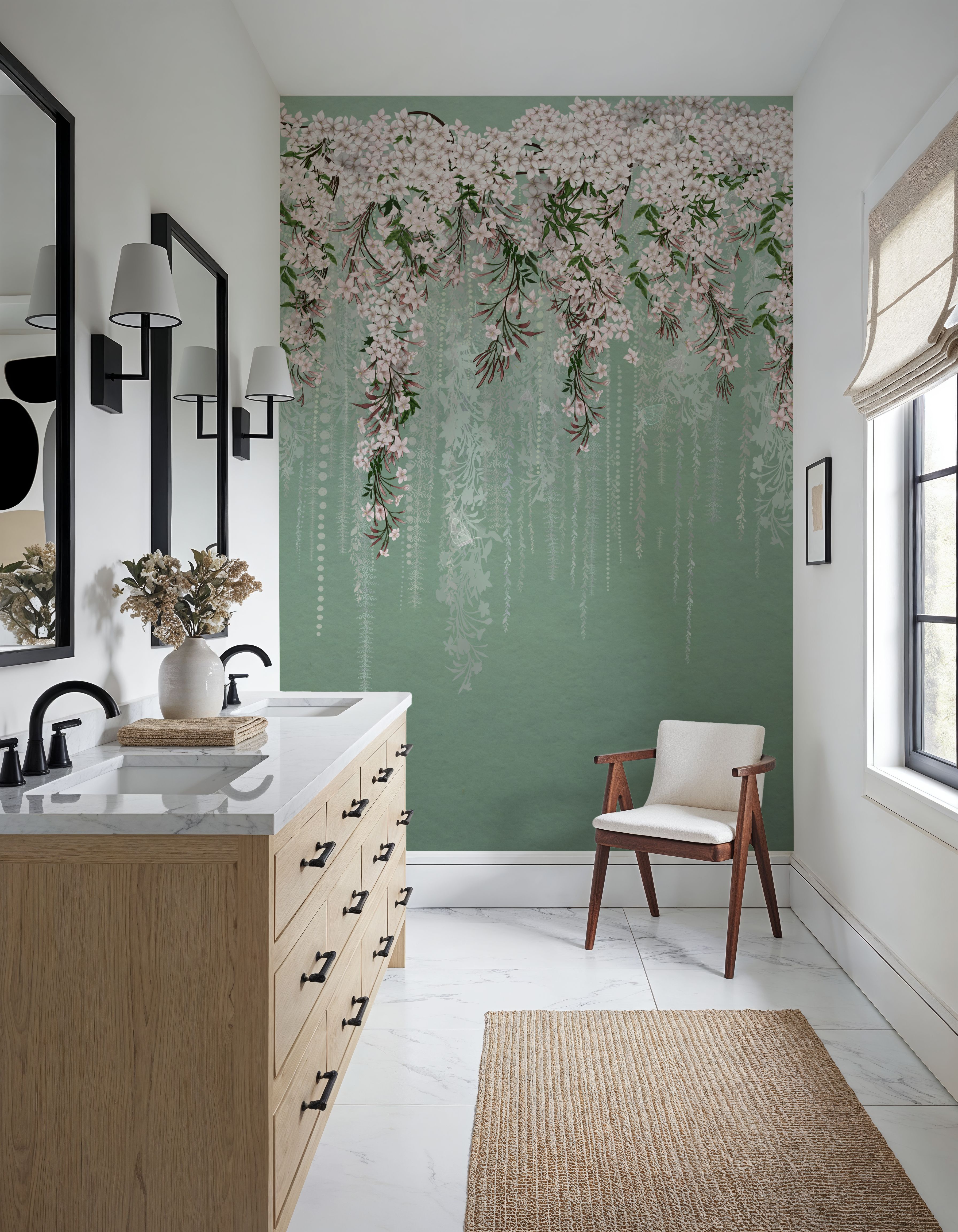 Jasmine Bower Mint Green