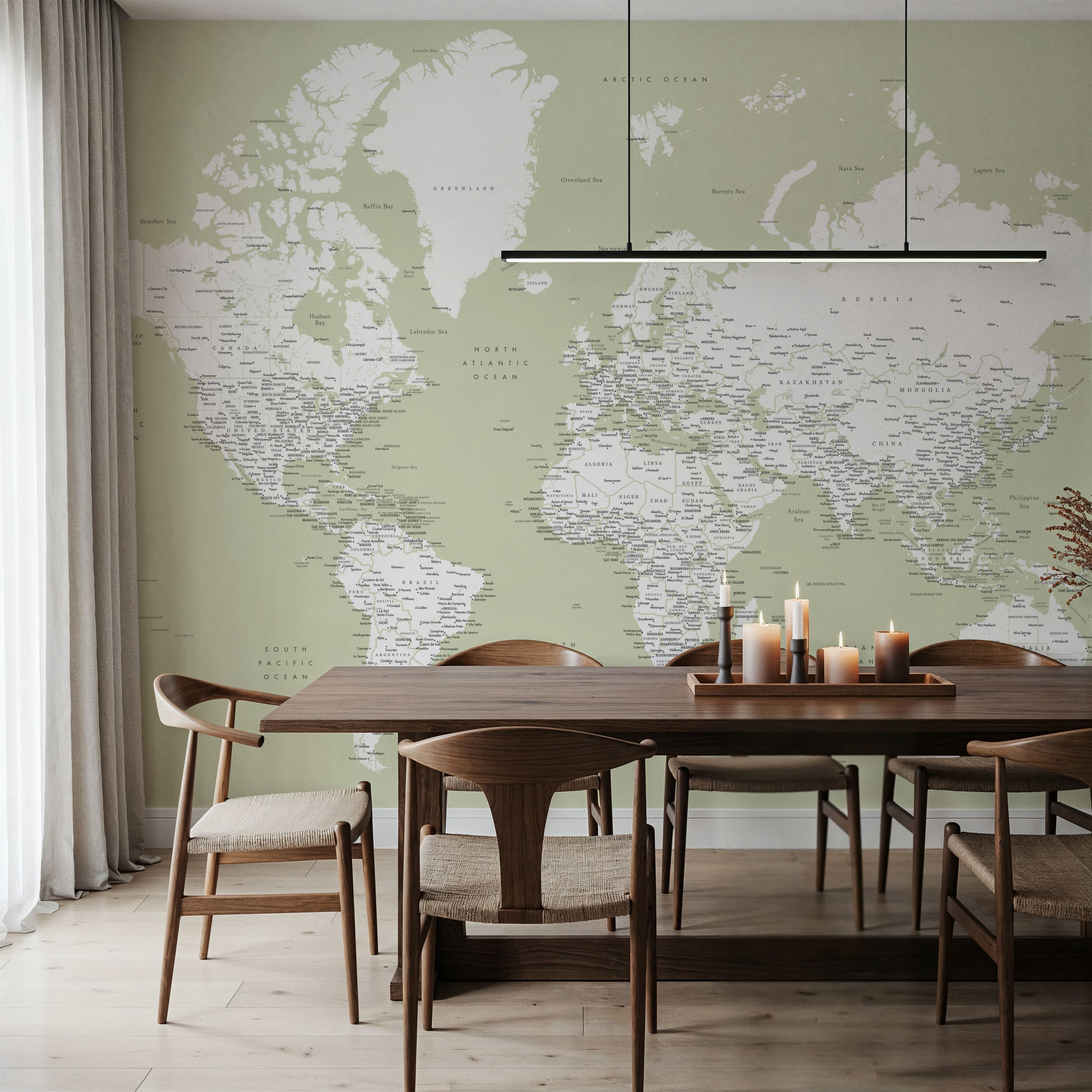 World Map Cities - Xolani