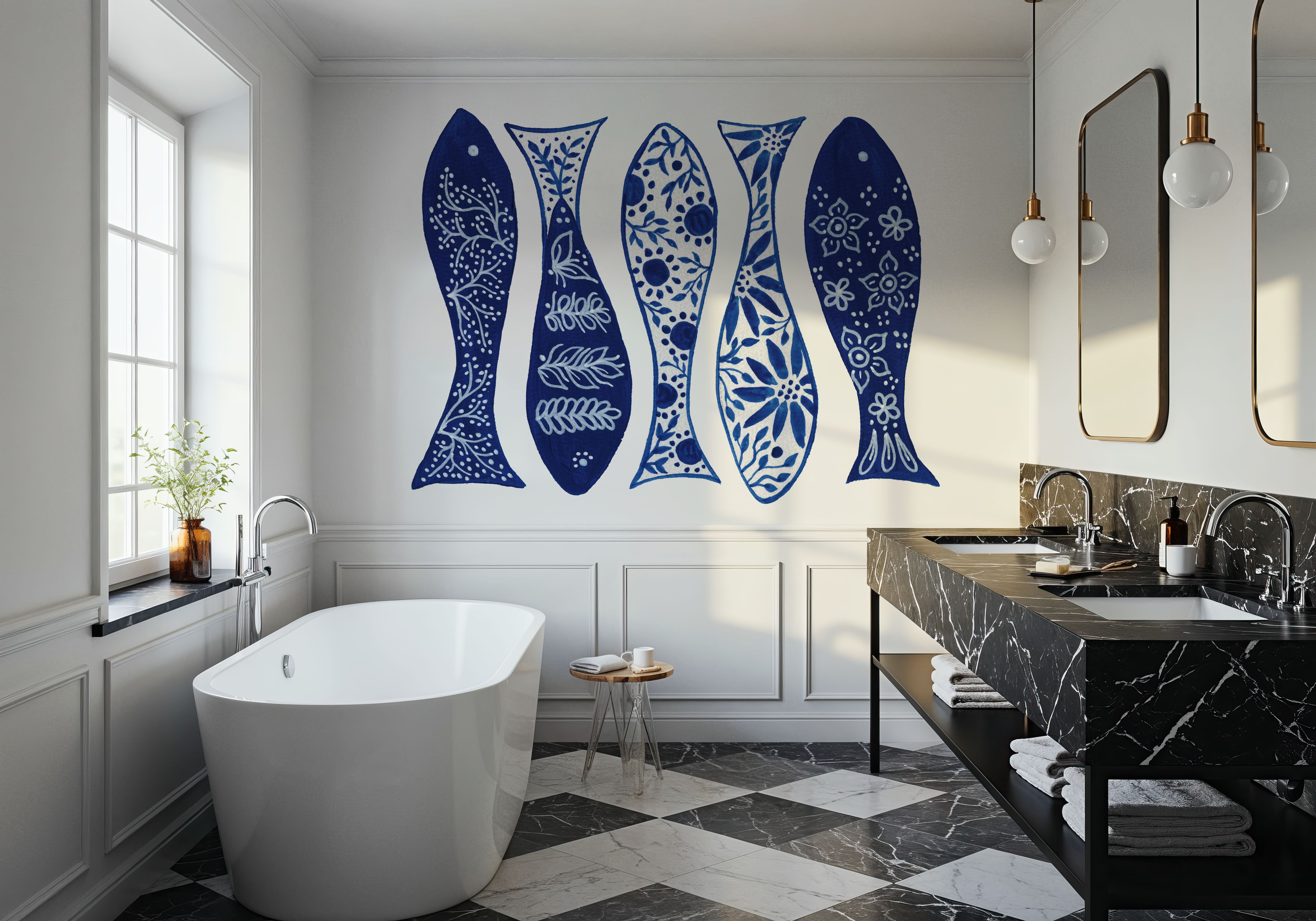 Coastal Chinoiserie VII