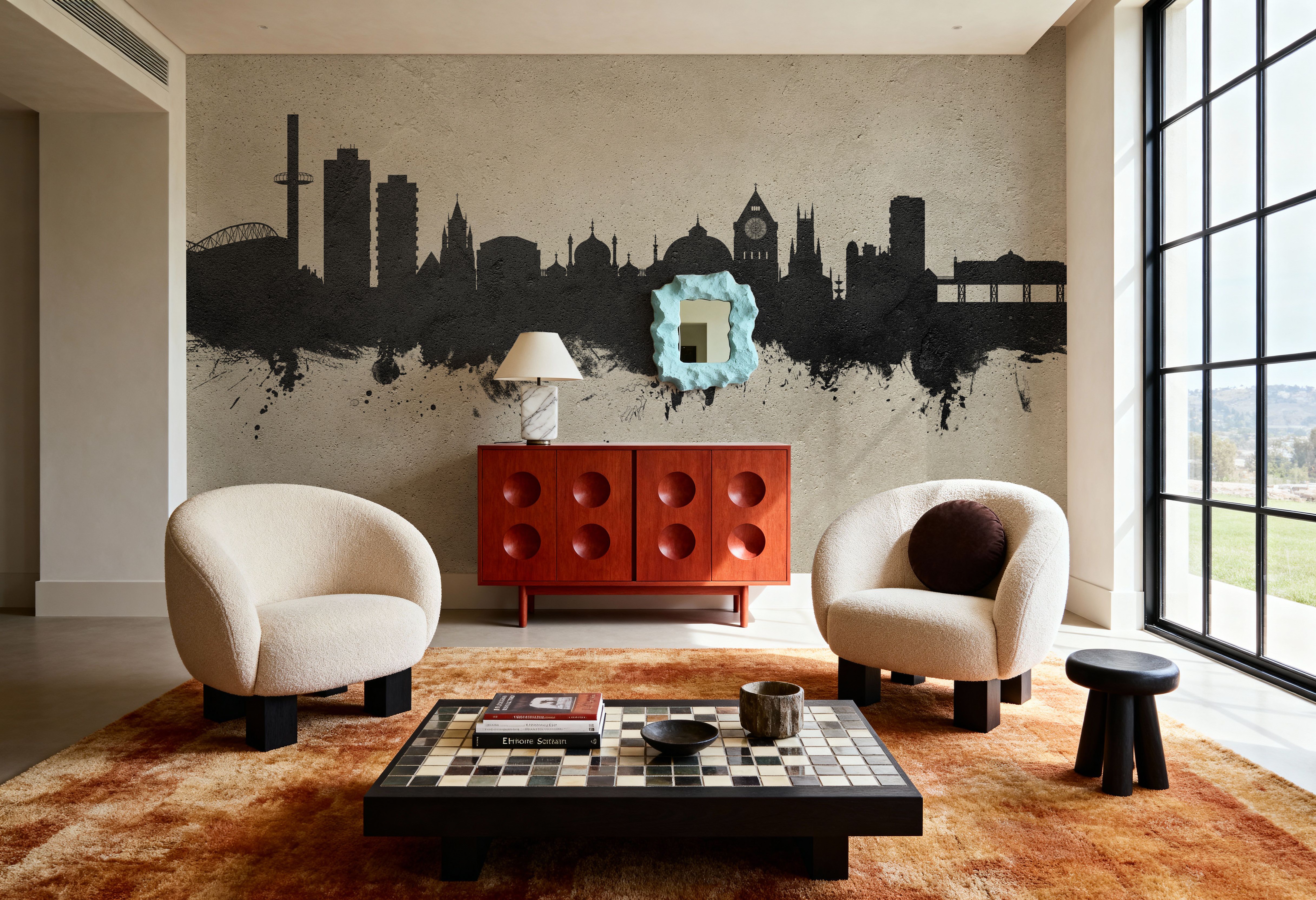 Brighton England Skyline Concrete, Tapeten