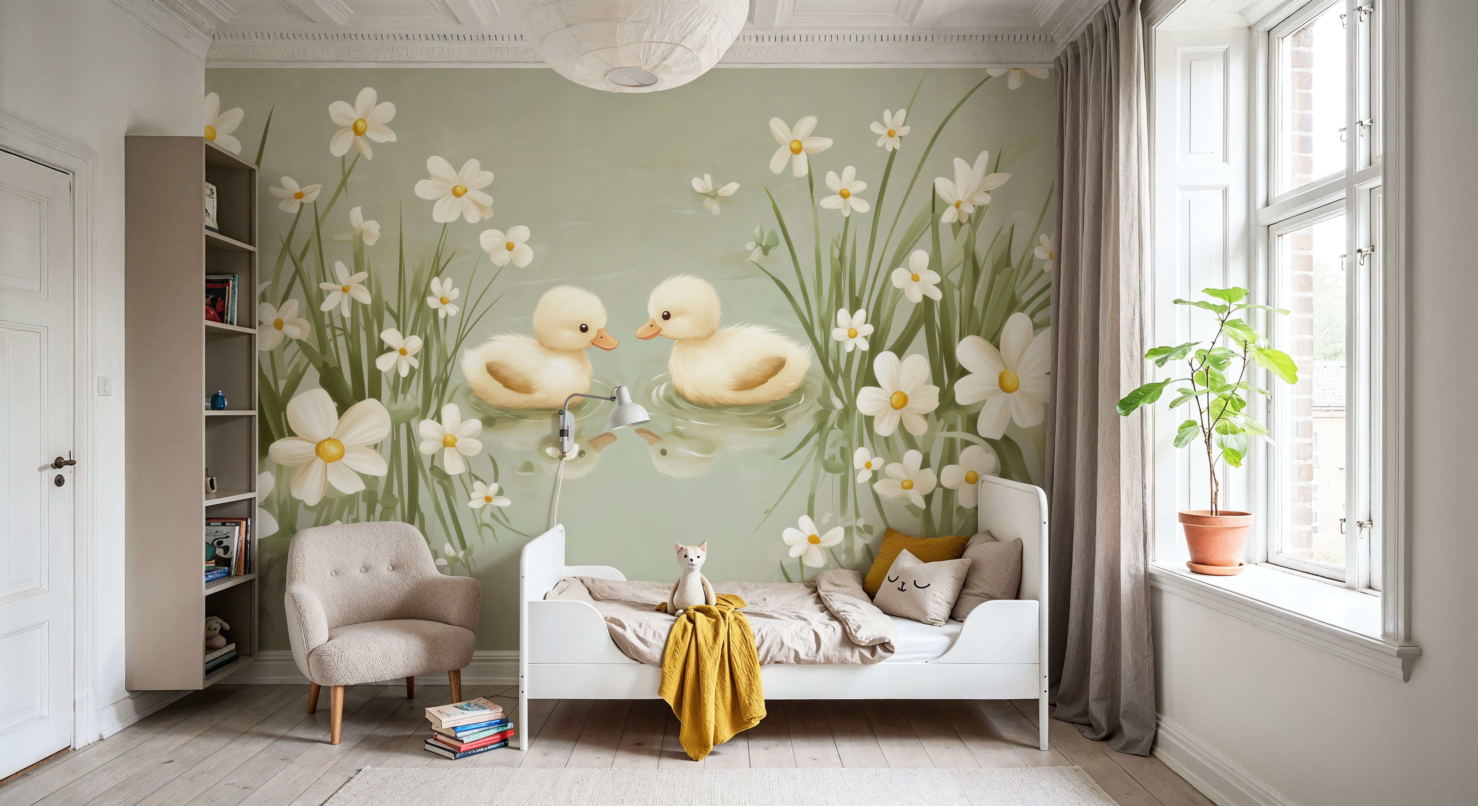 Endearing Ducklings, Papier peint