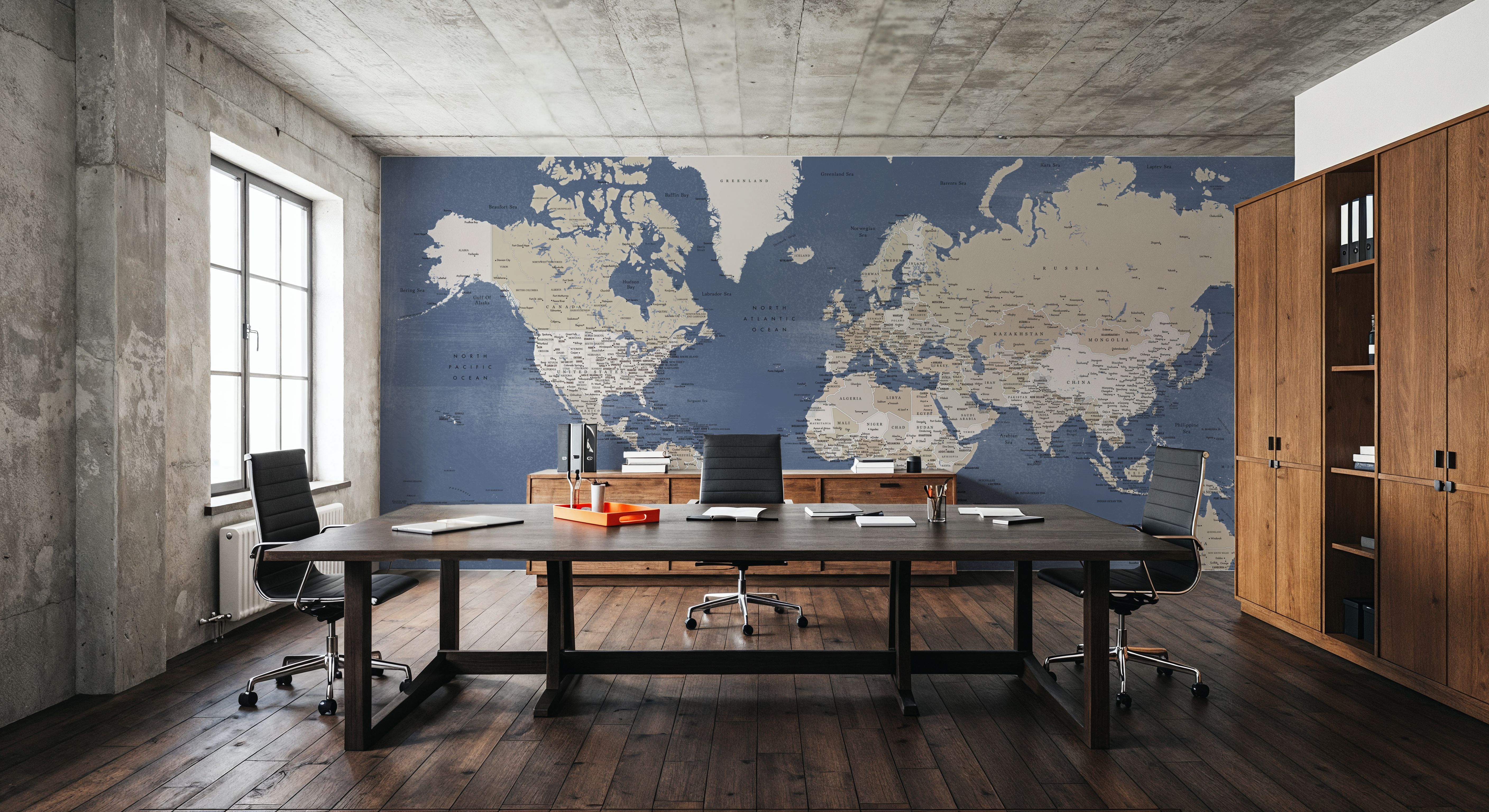 World Map Cities - Oisin