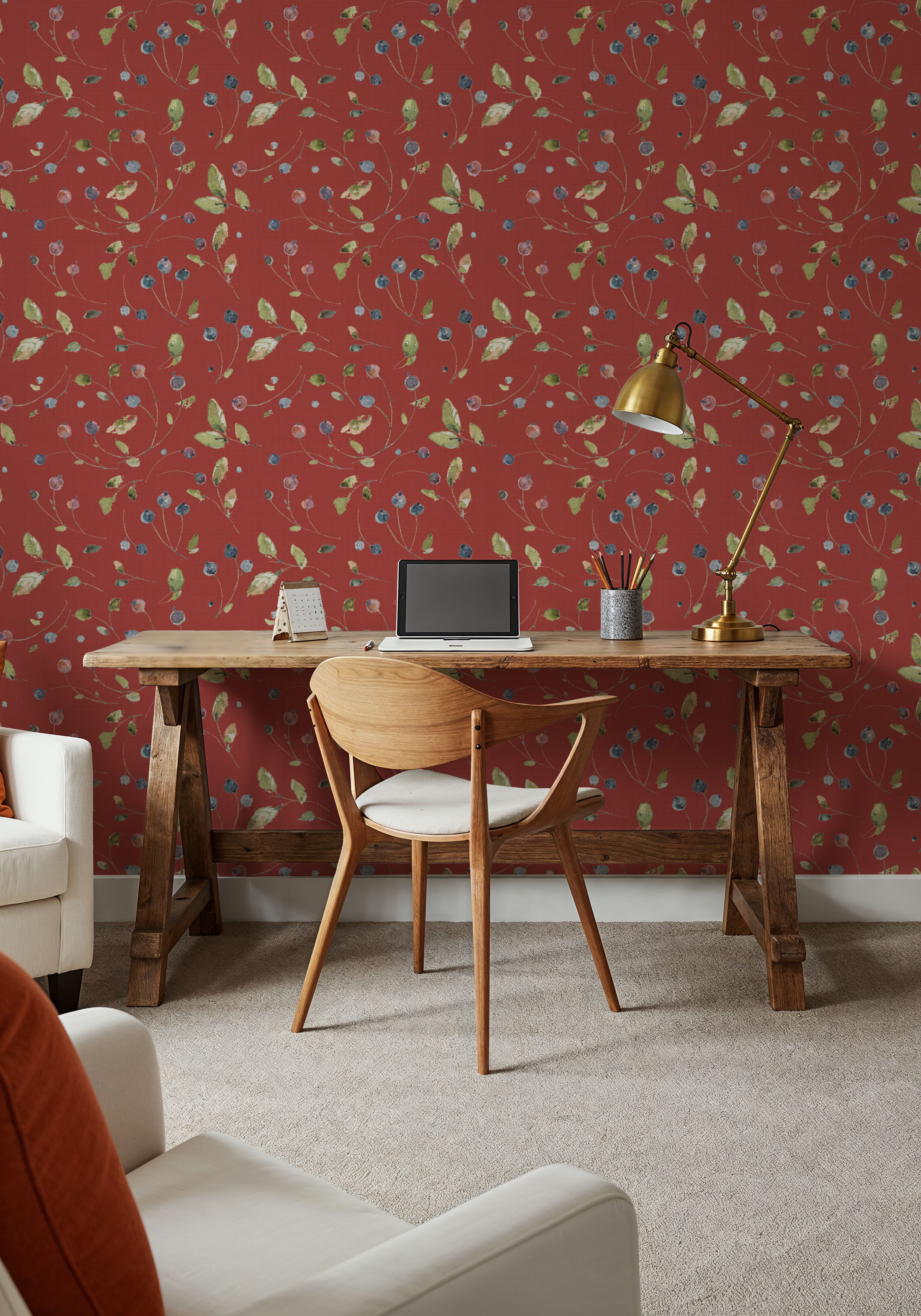 Time to Share Floral Red