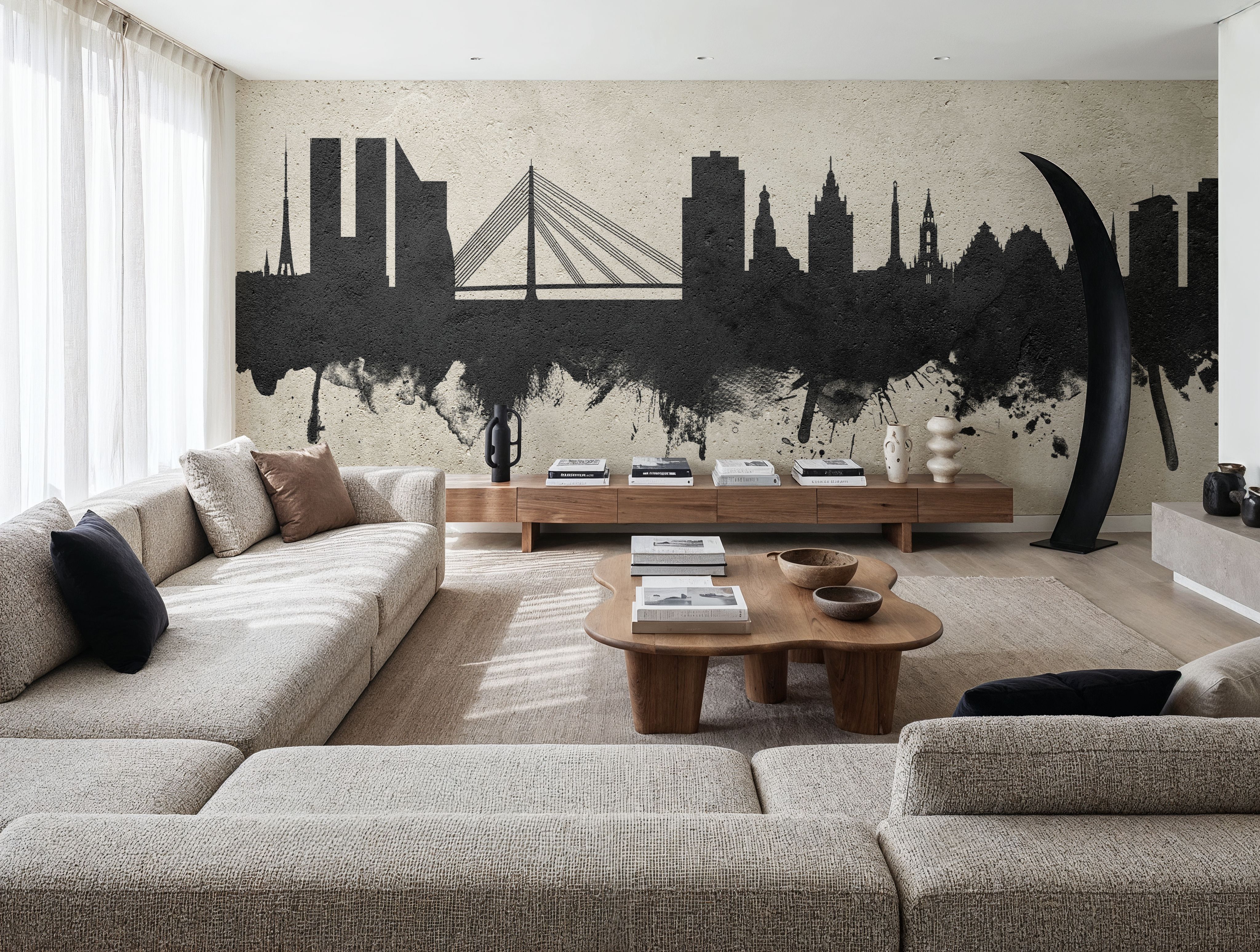 Riga Latvia Skyline Concrete