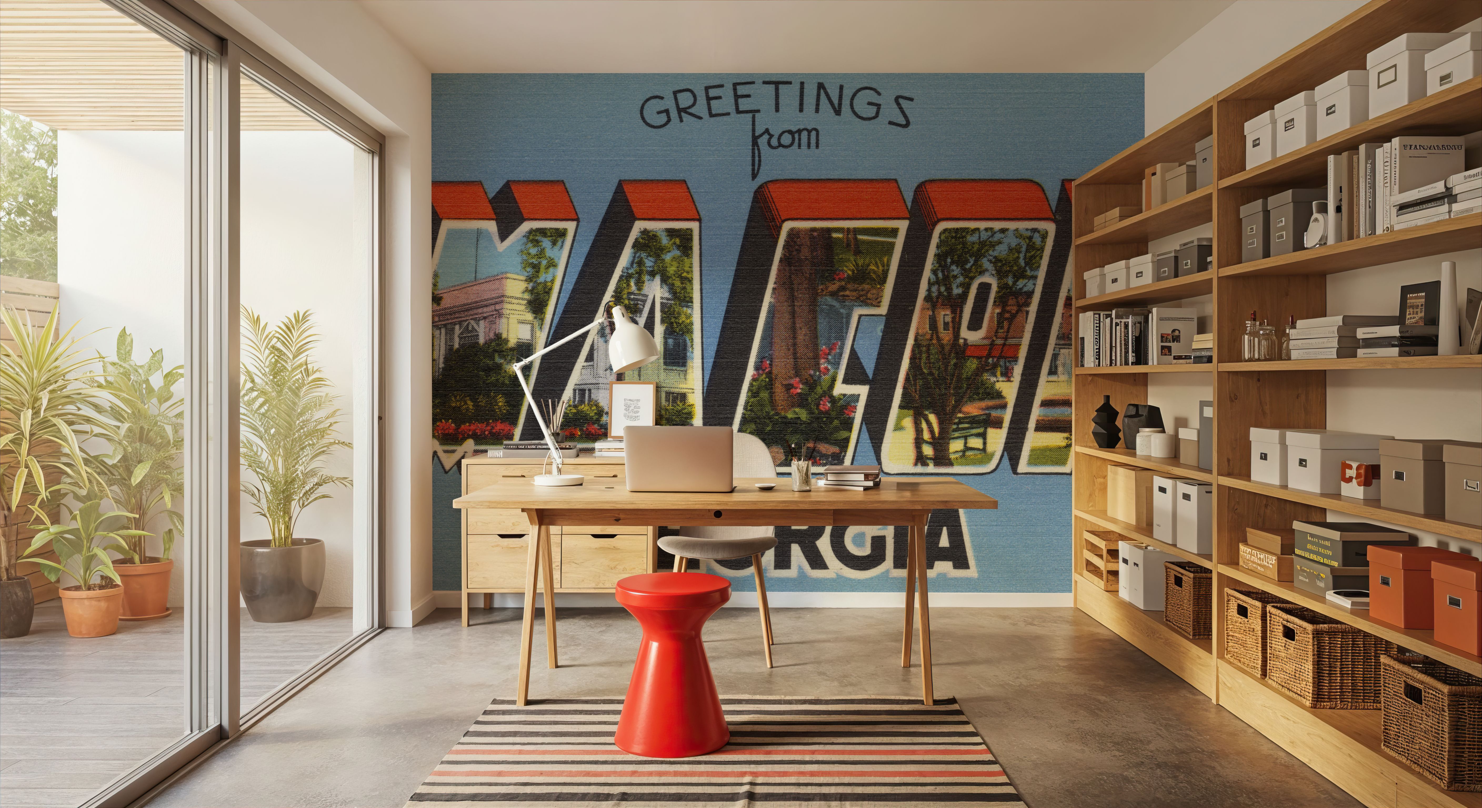 Greetings from Macon - Screenprint Postcard