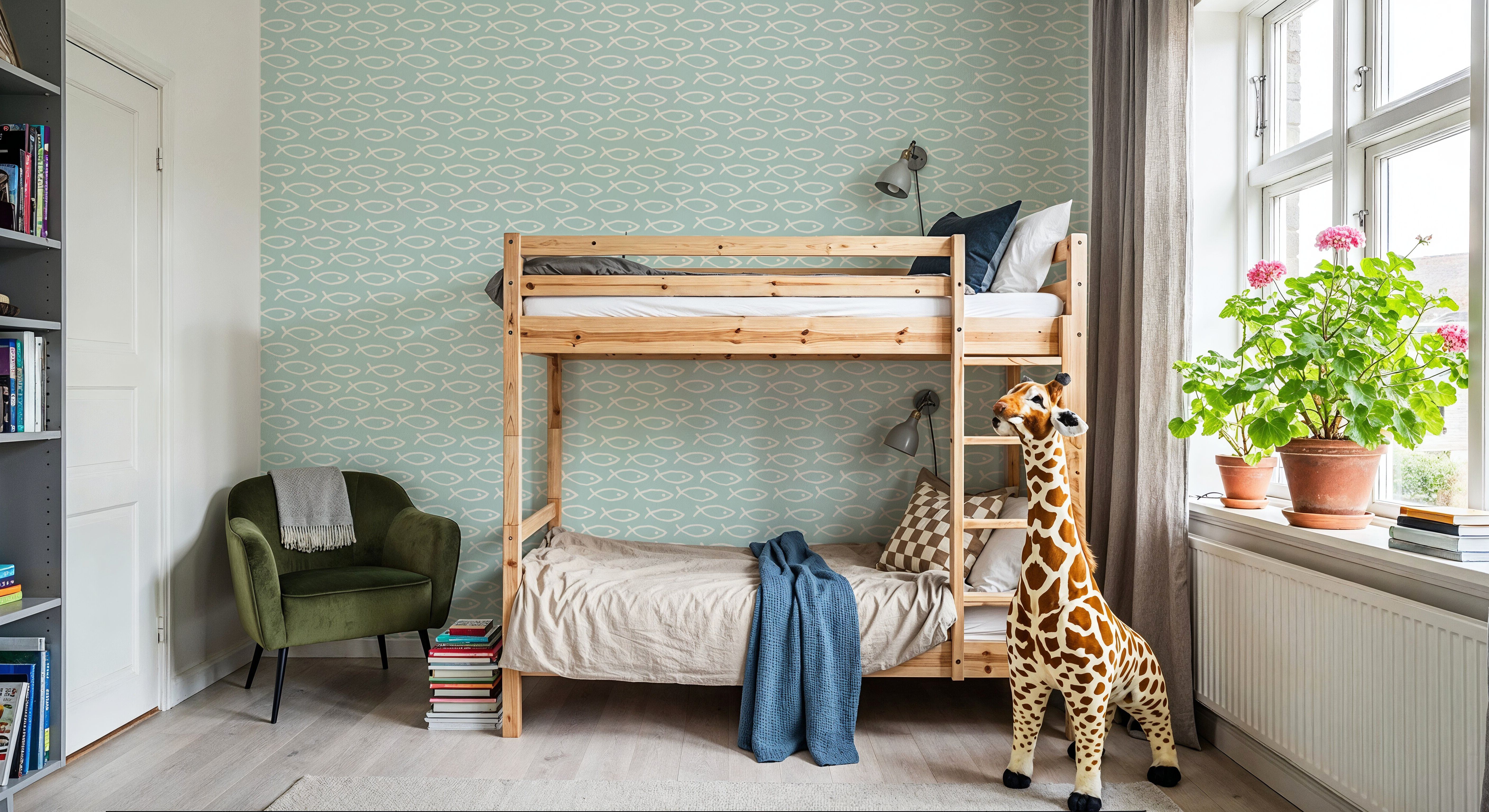 Seaside Fish Light Blue