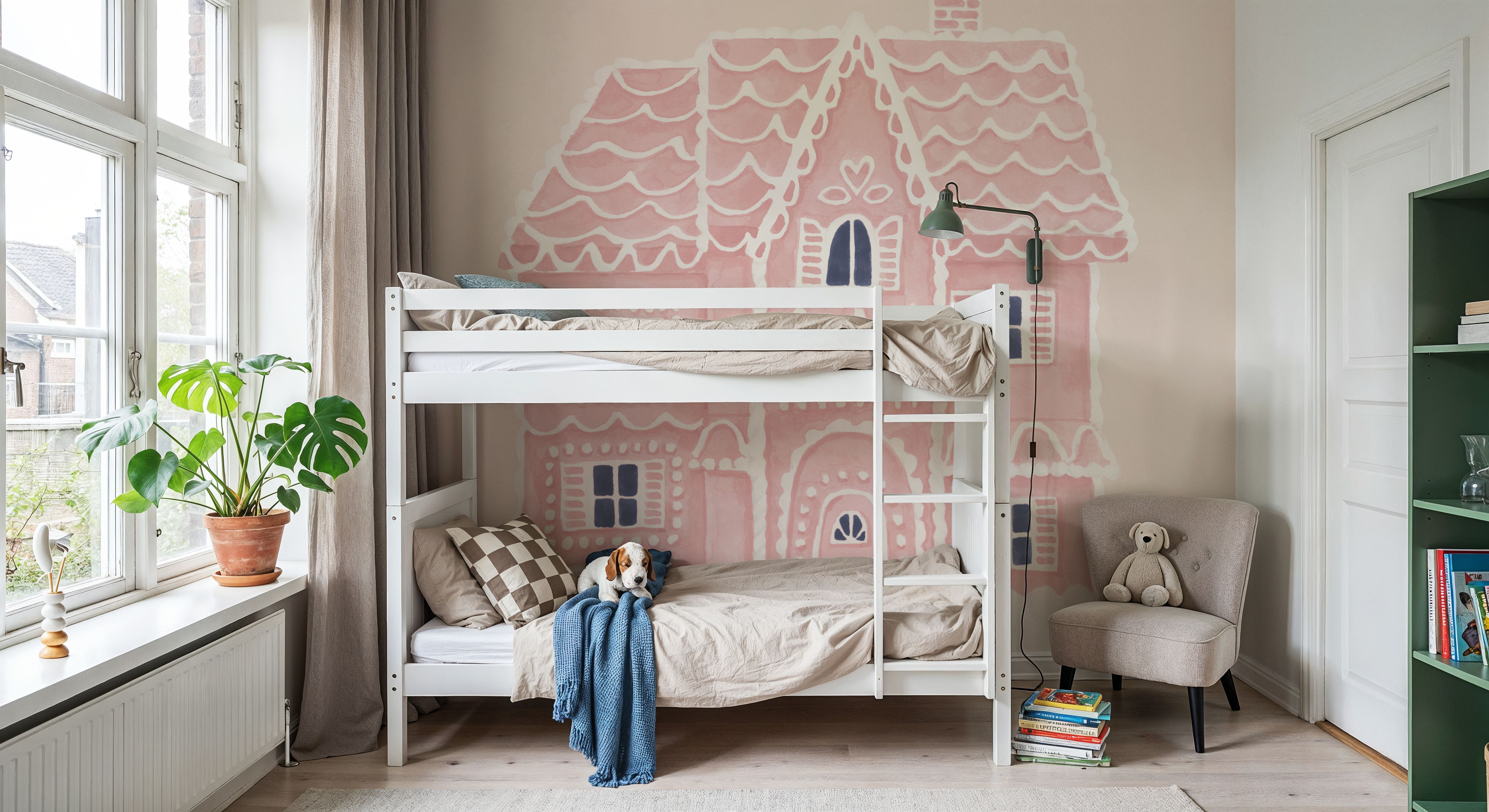 Gingerbread Dream House I Pink