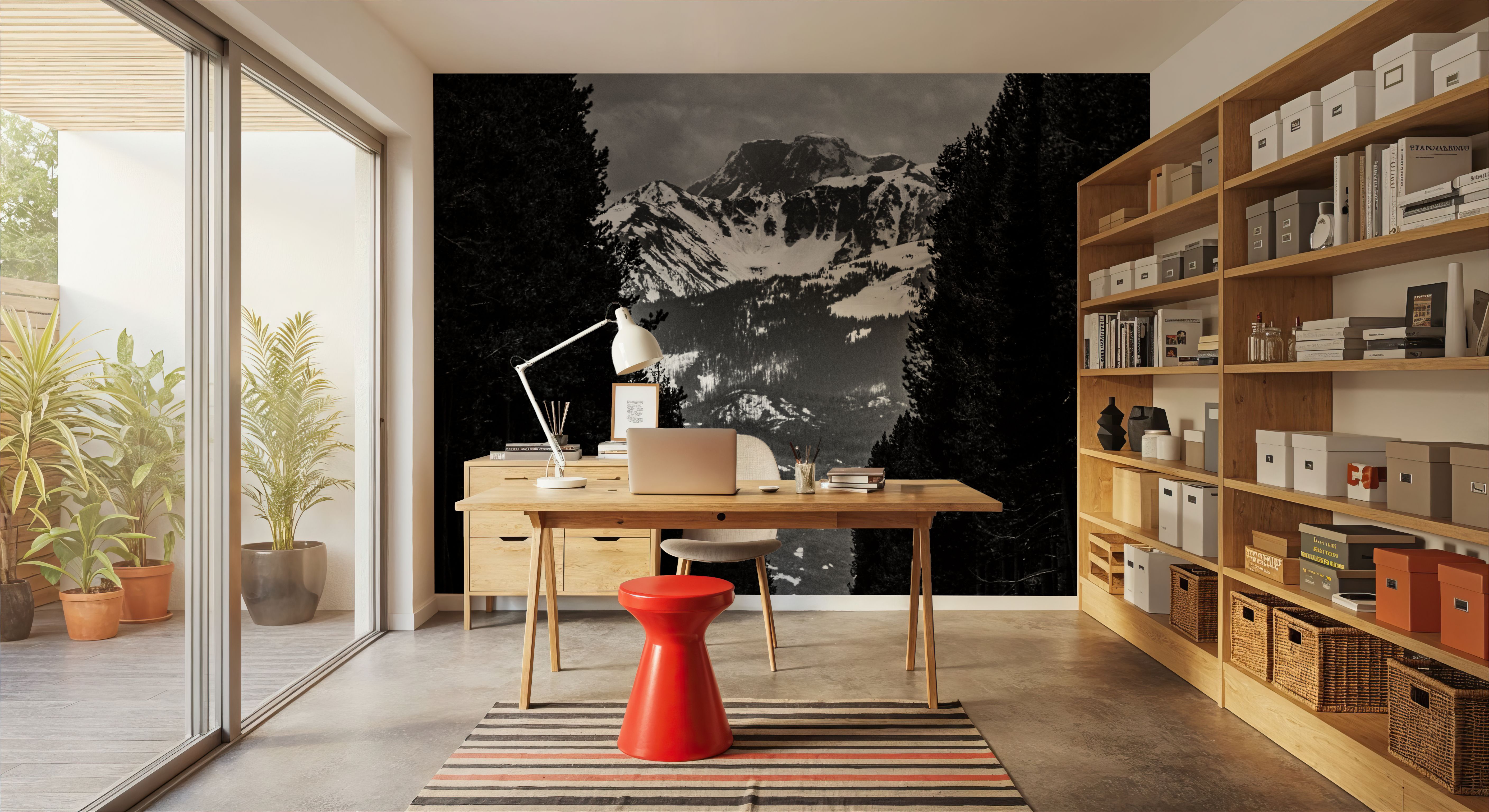 Driving into the Tetons, Papier peint