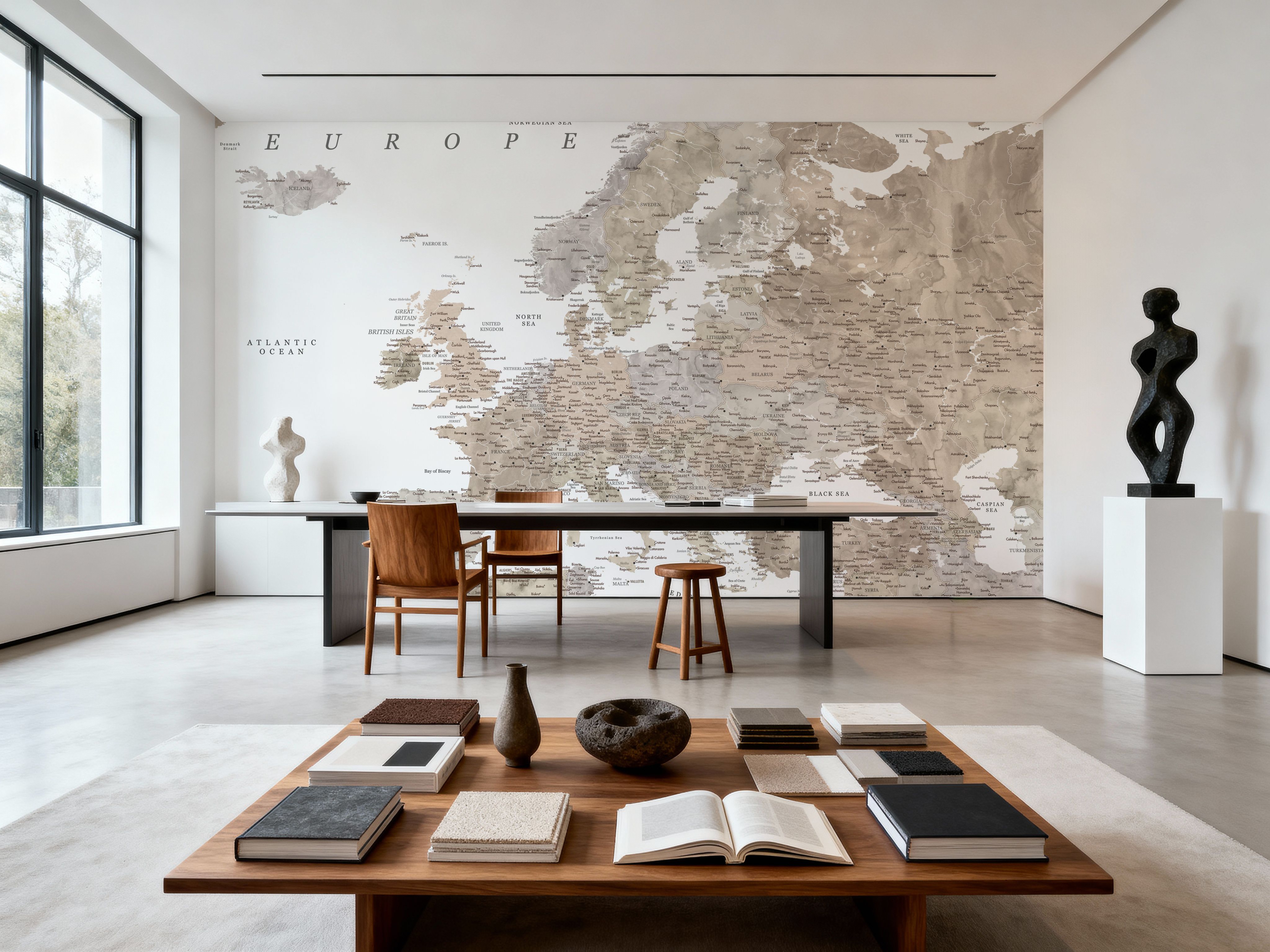 Europe Map Detailed - Abey