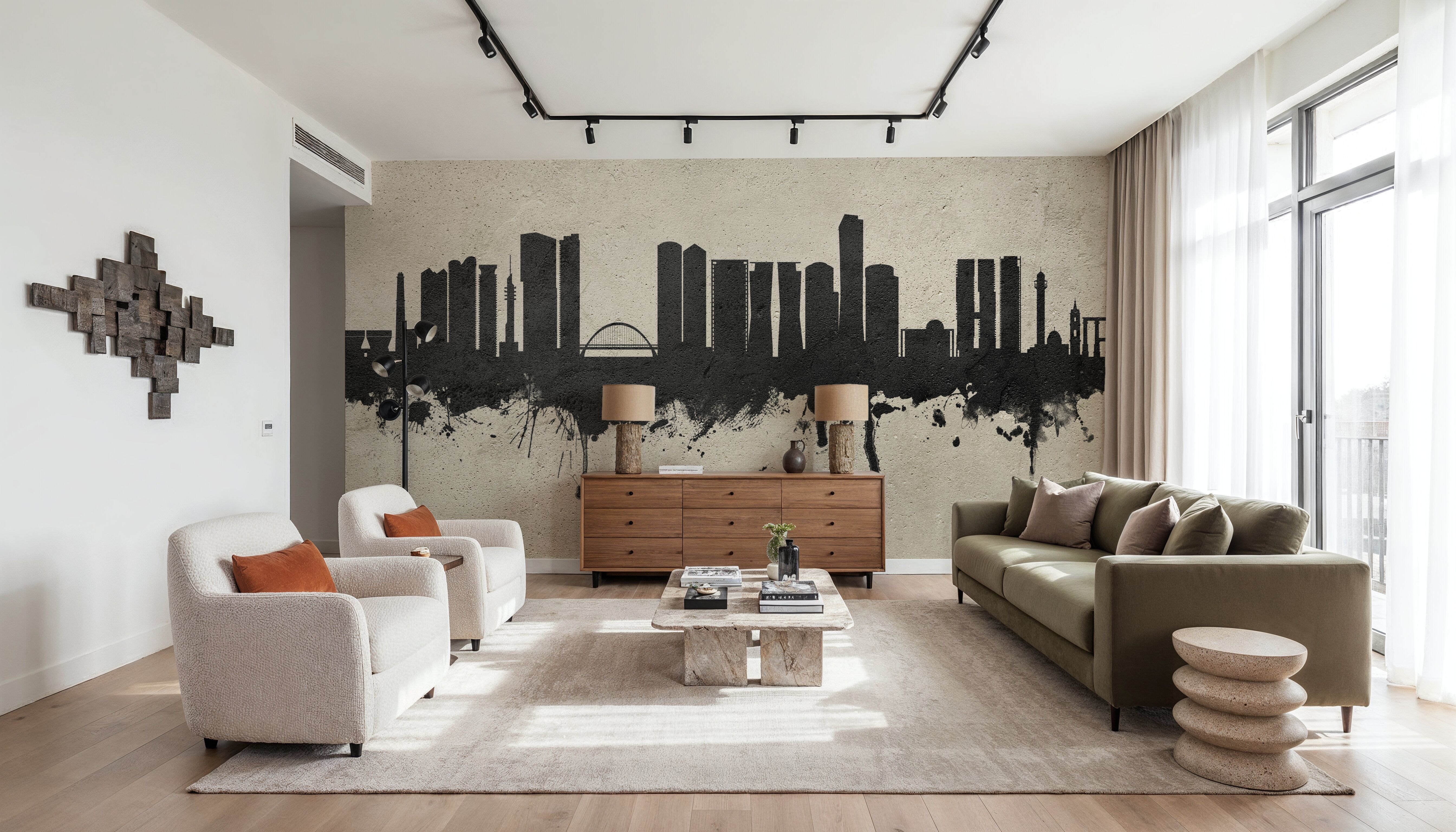 Tel Aviv Skyline Concrete