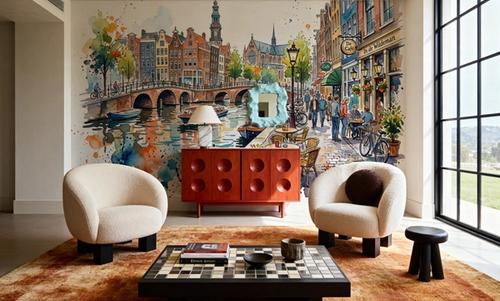 Amsterdam - Watercolor City Series