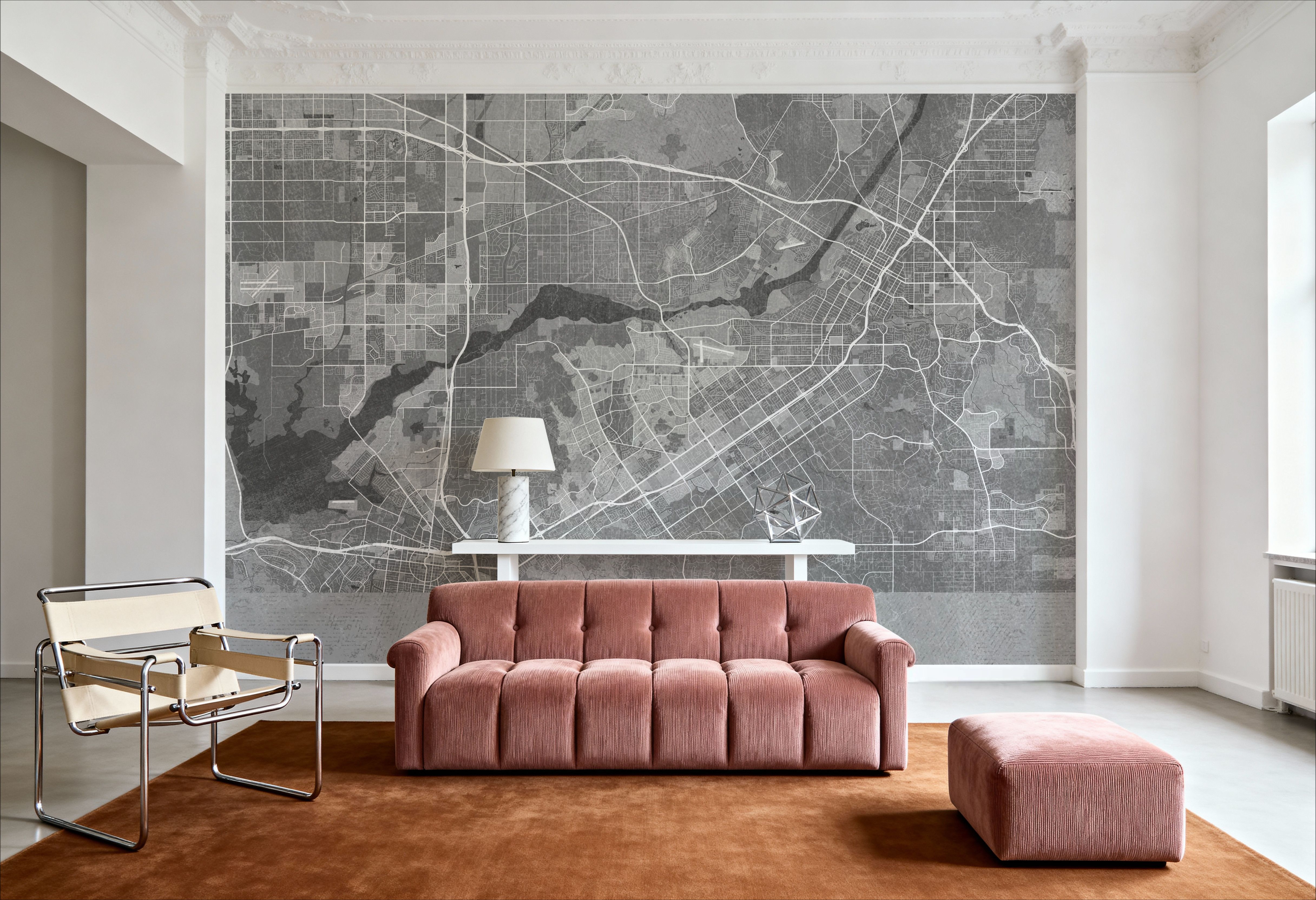 Riverside Grey, Behang