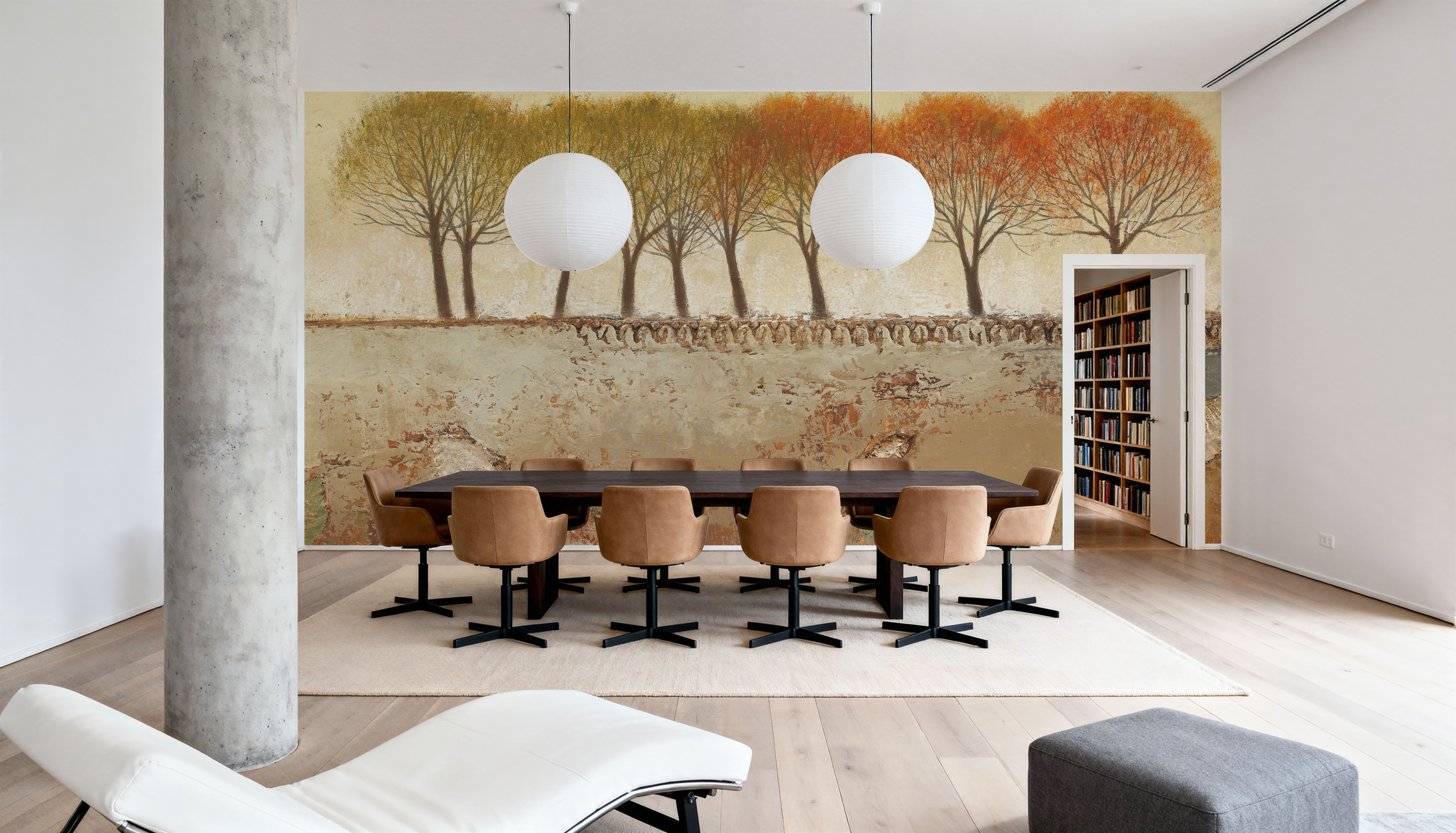 Field and Forest III, Tapeten