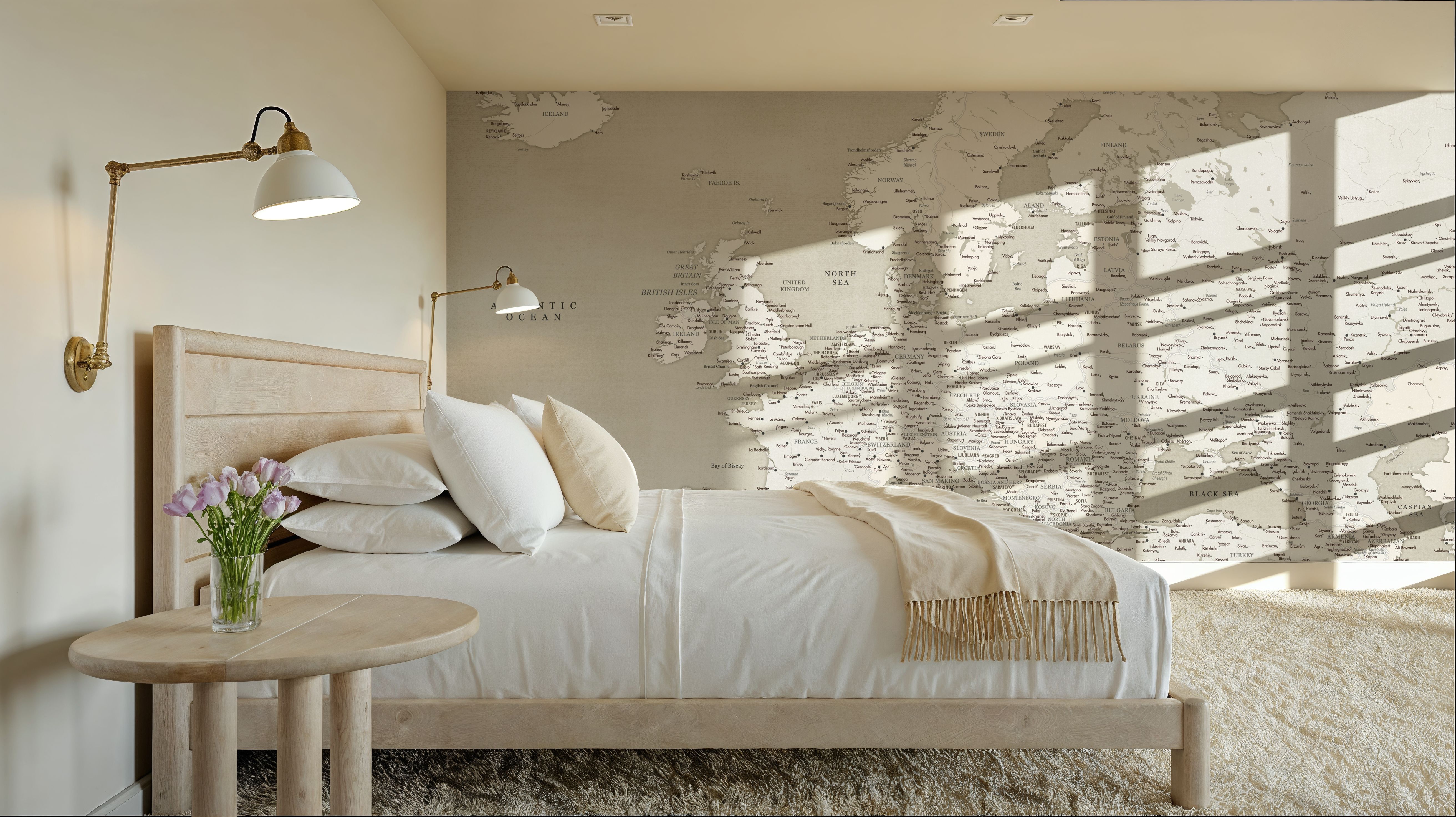 Europe Map Detailed - Sarai