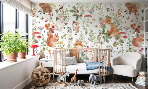Baby Animals Nordic Fauna, White