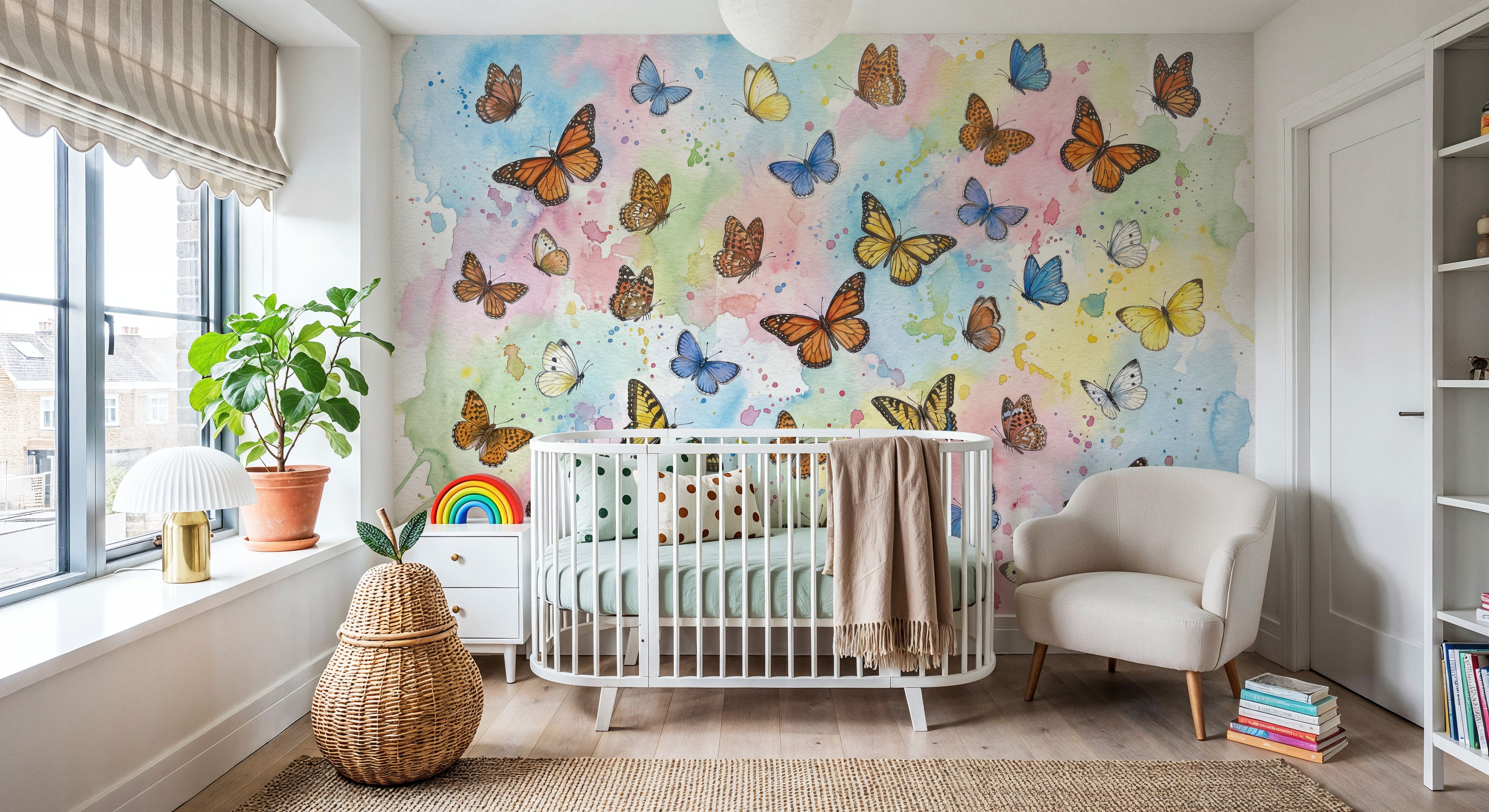 Butterflies - Watercolor Spirit Animal Series, Tapeet