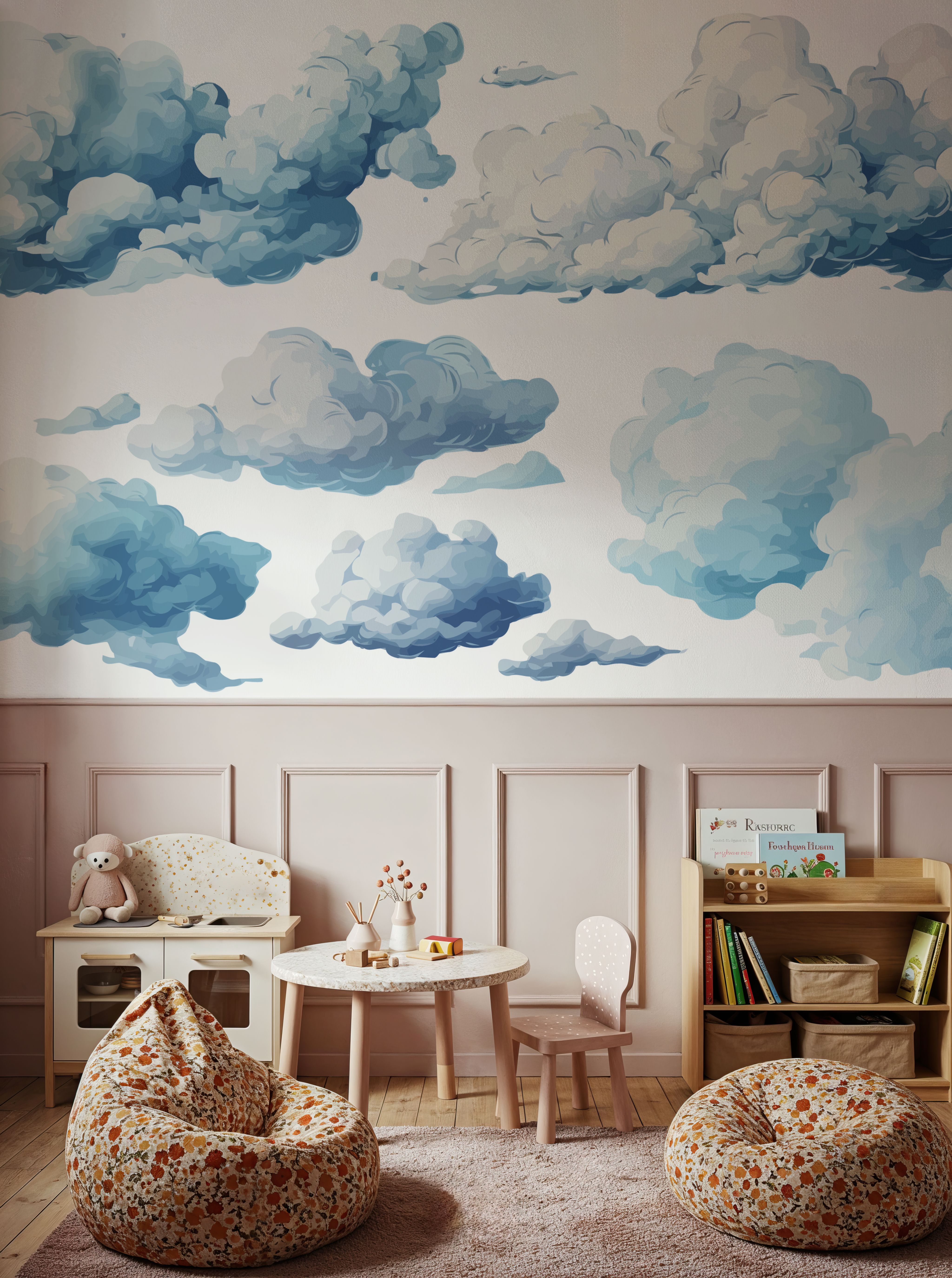 Floating Clouds Sketch