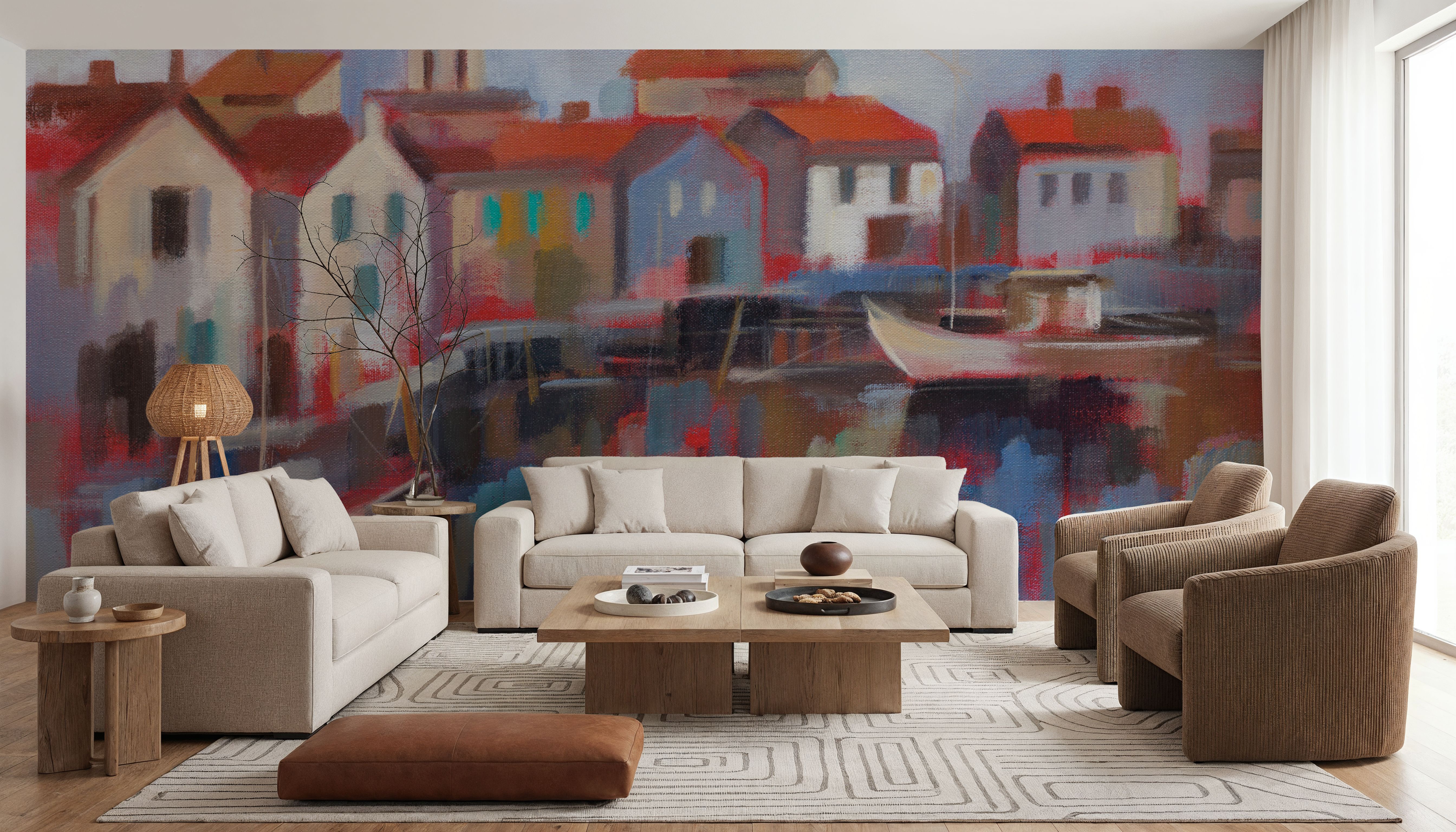 Seaport Village, Carte da parati