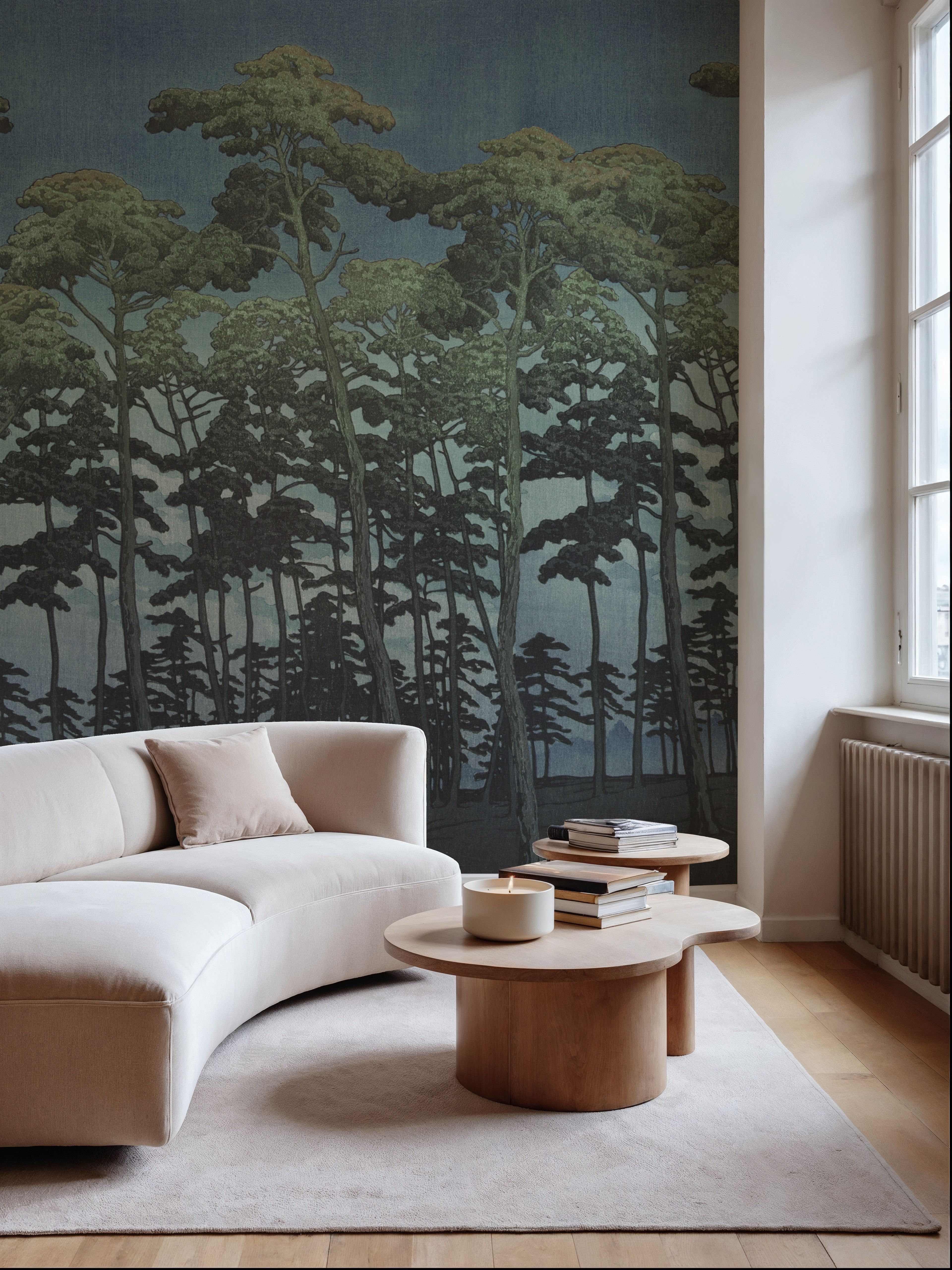 Tranquil Pinescape, Dusk