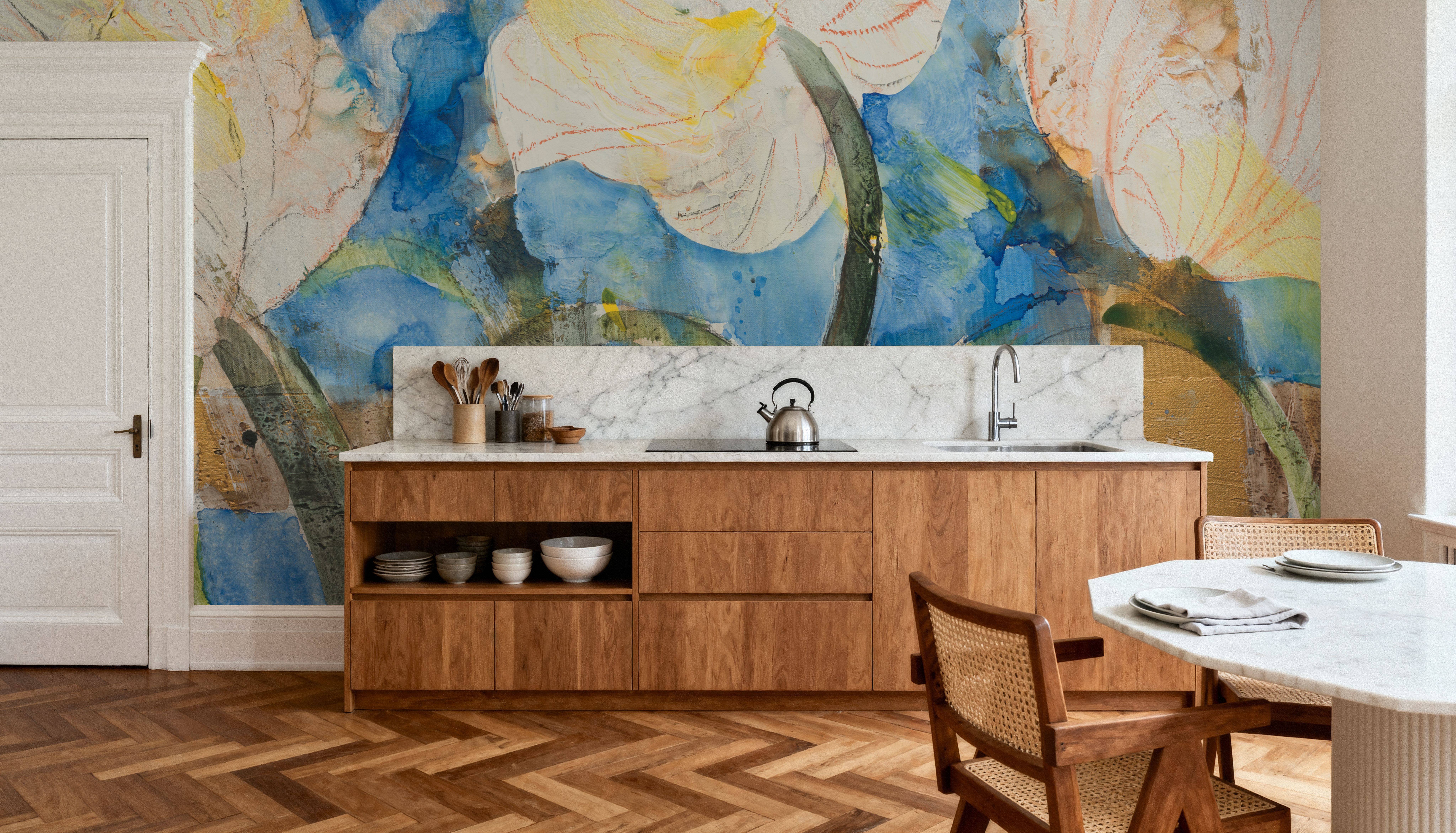 Contemporary Tulips, Wallpaper