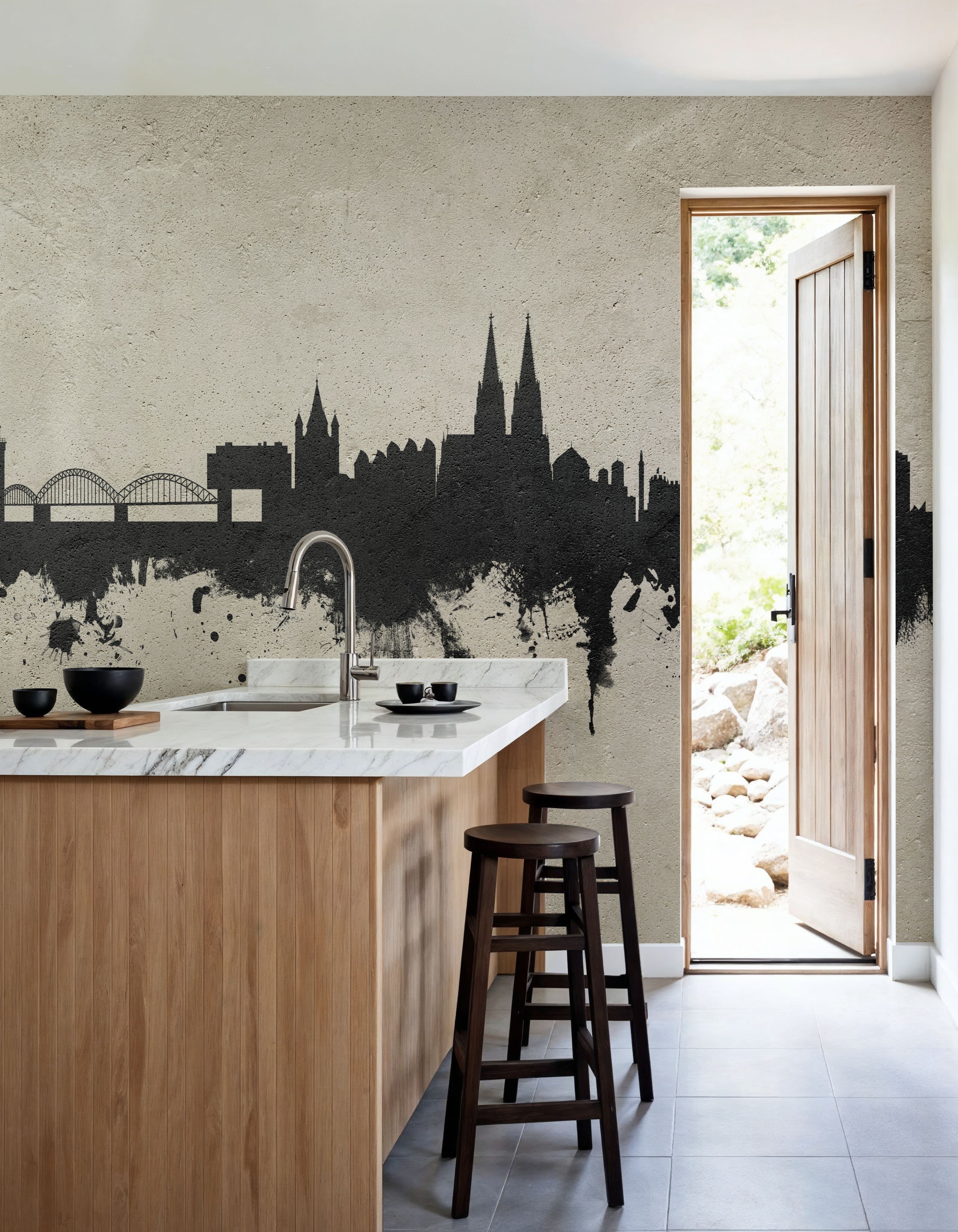 Cologne Germany Skyline Concrete