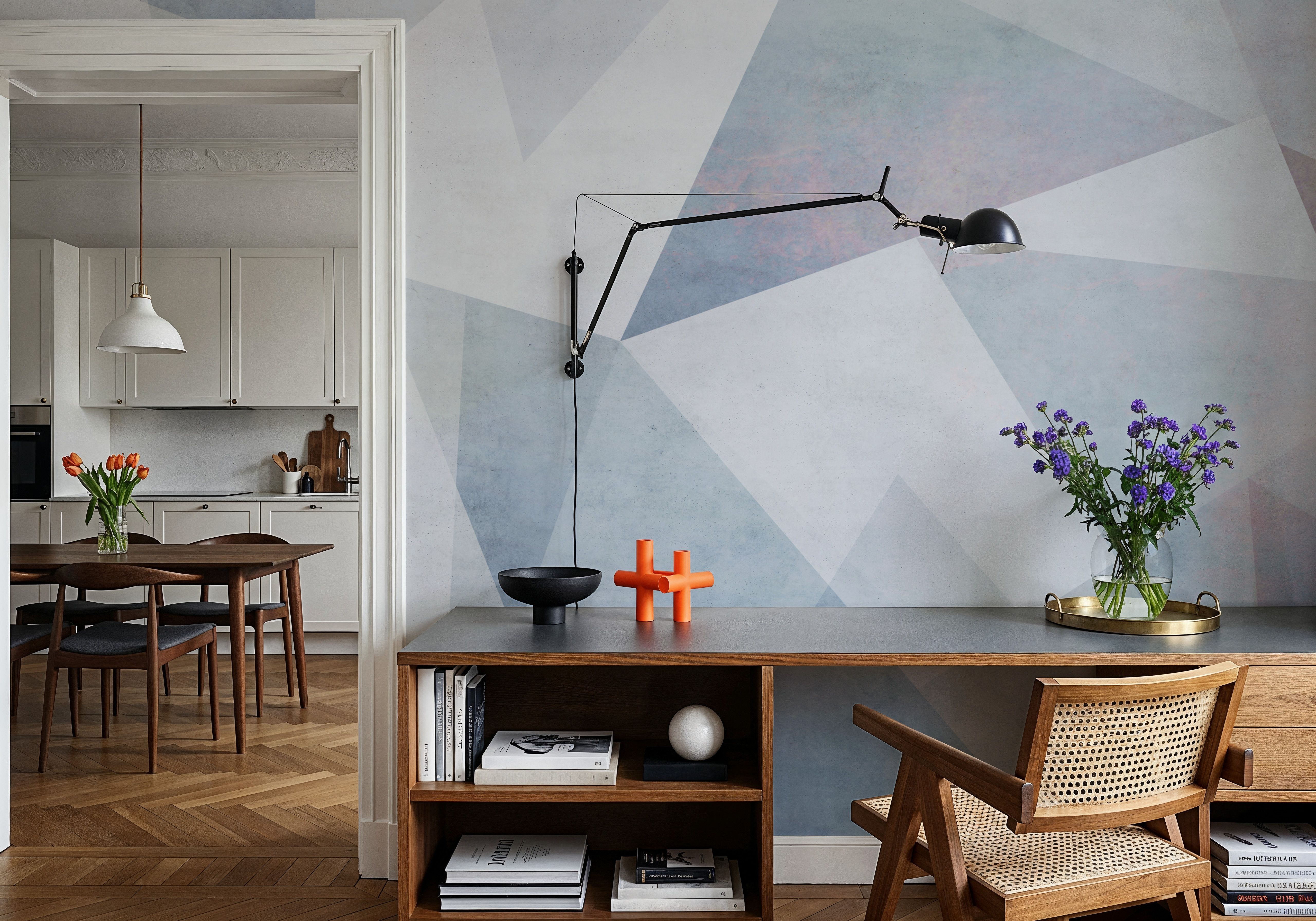 Pastel Concrete Wall