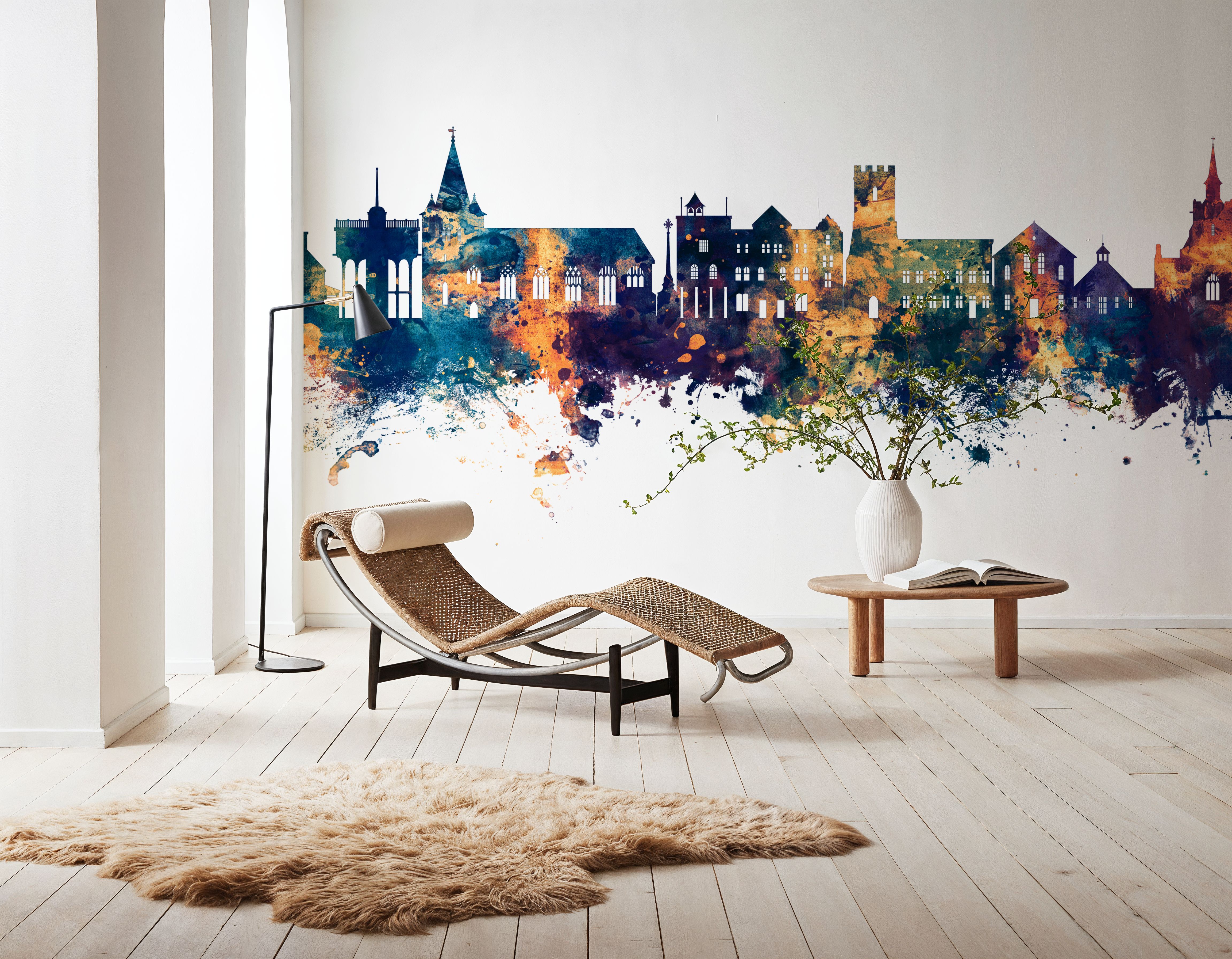 Maldon England Skyline Blue & Bronze