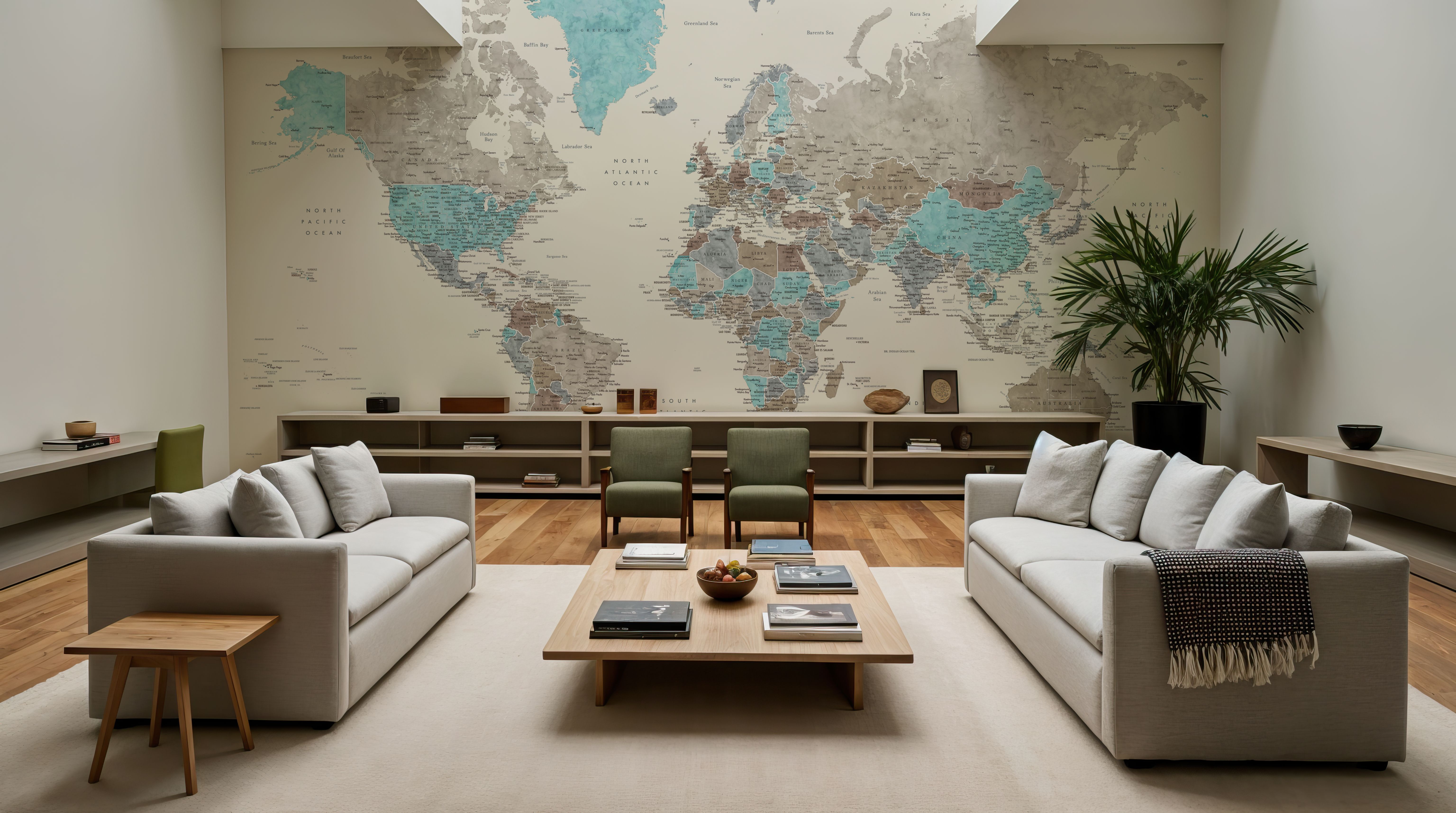 World Map Cities - Romi