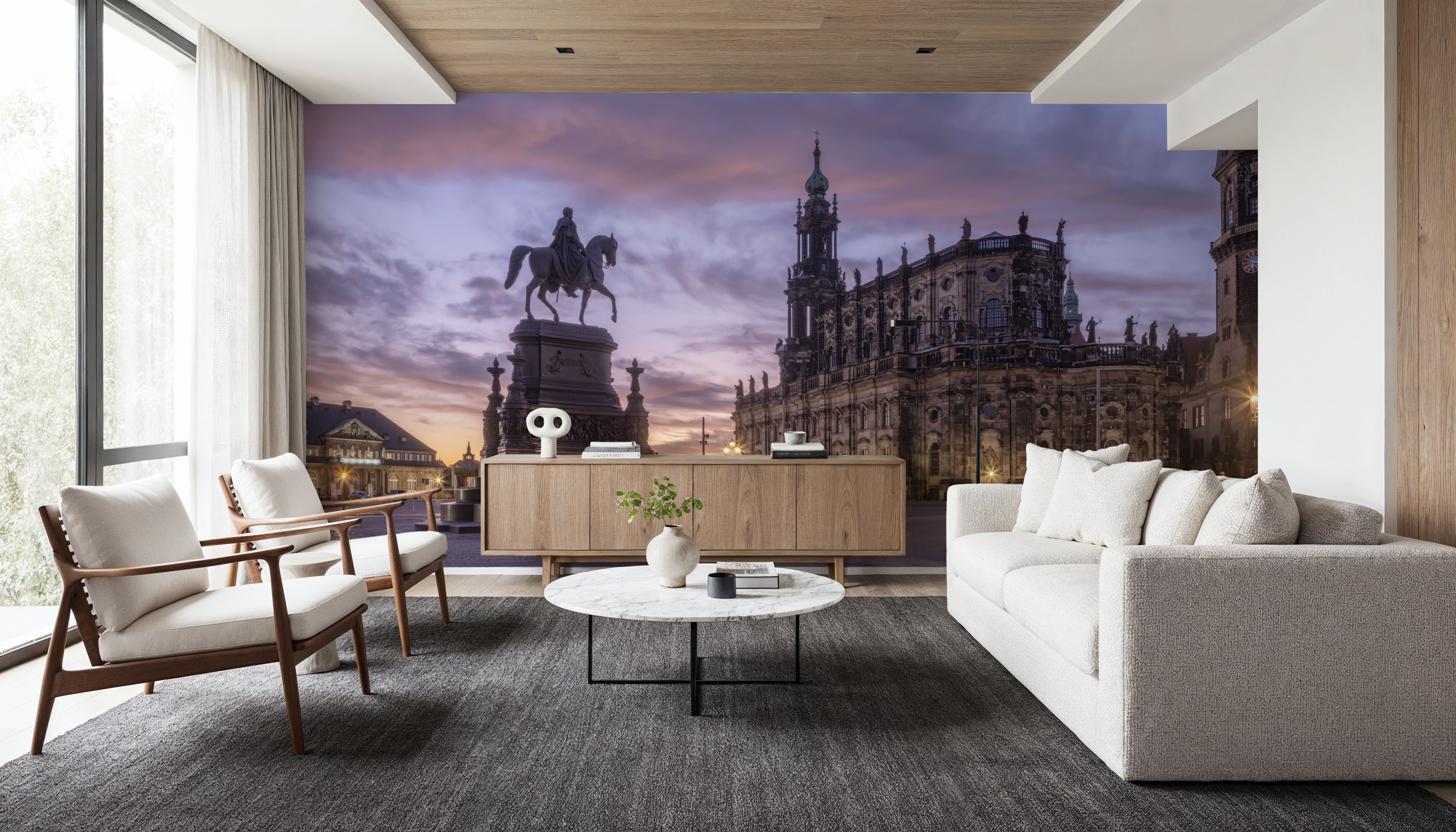 Bronze Rider Square, Papier peint