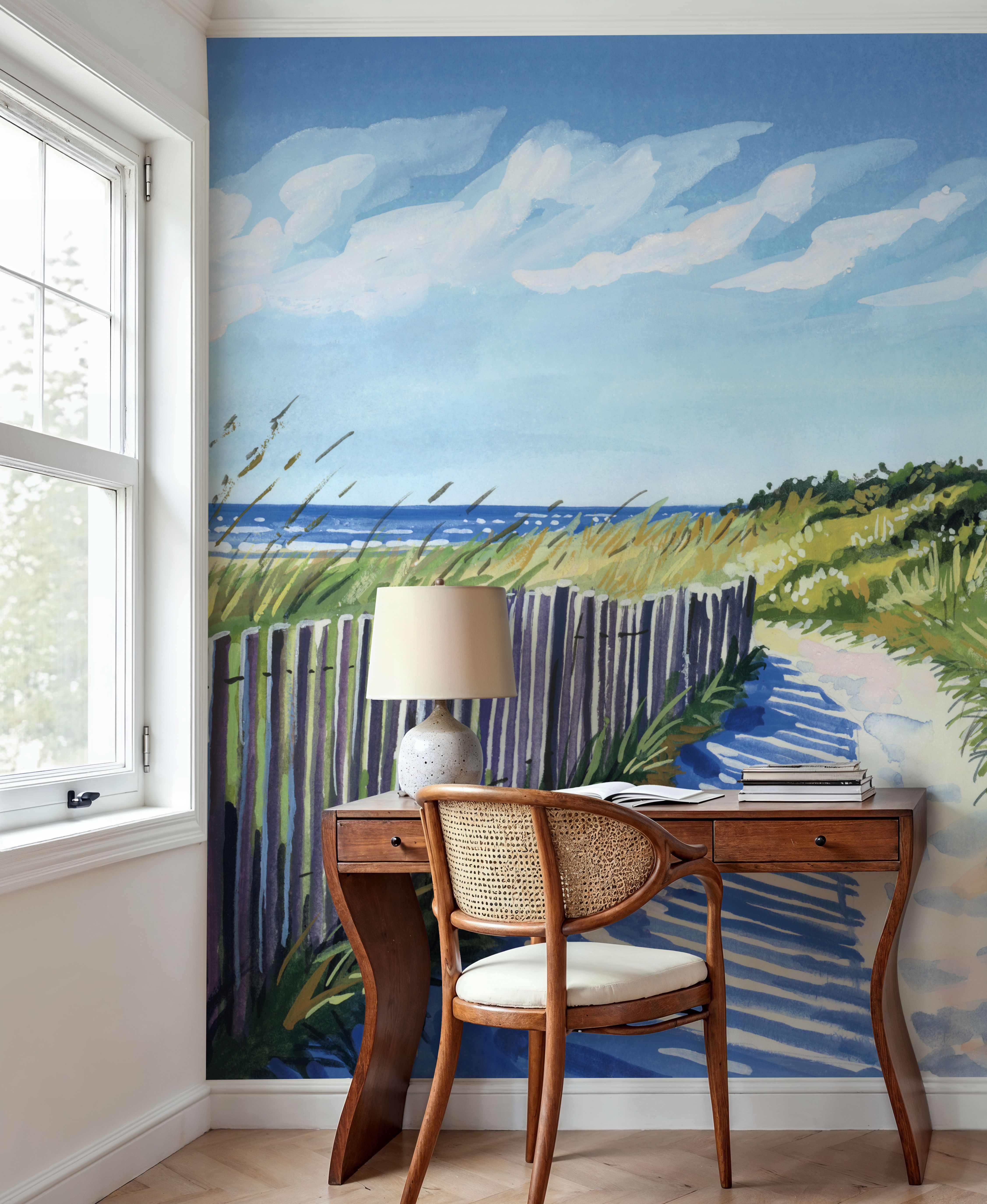 Grassy Path To The Beach II