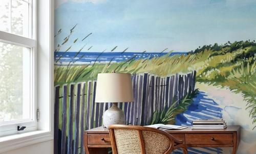 Grassy Path To The Beach II