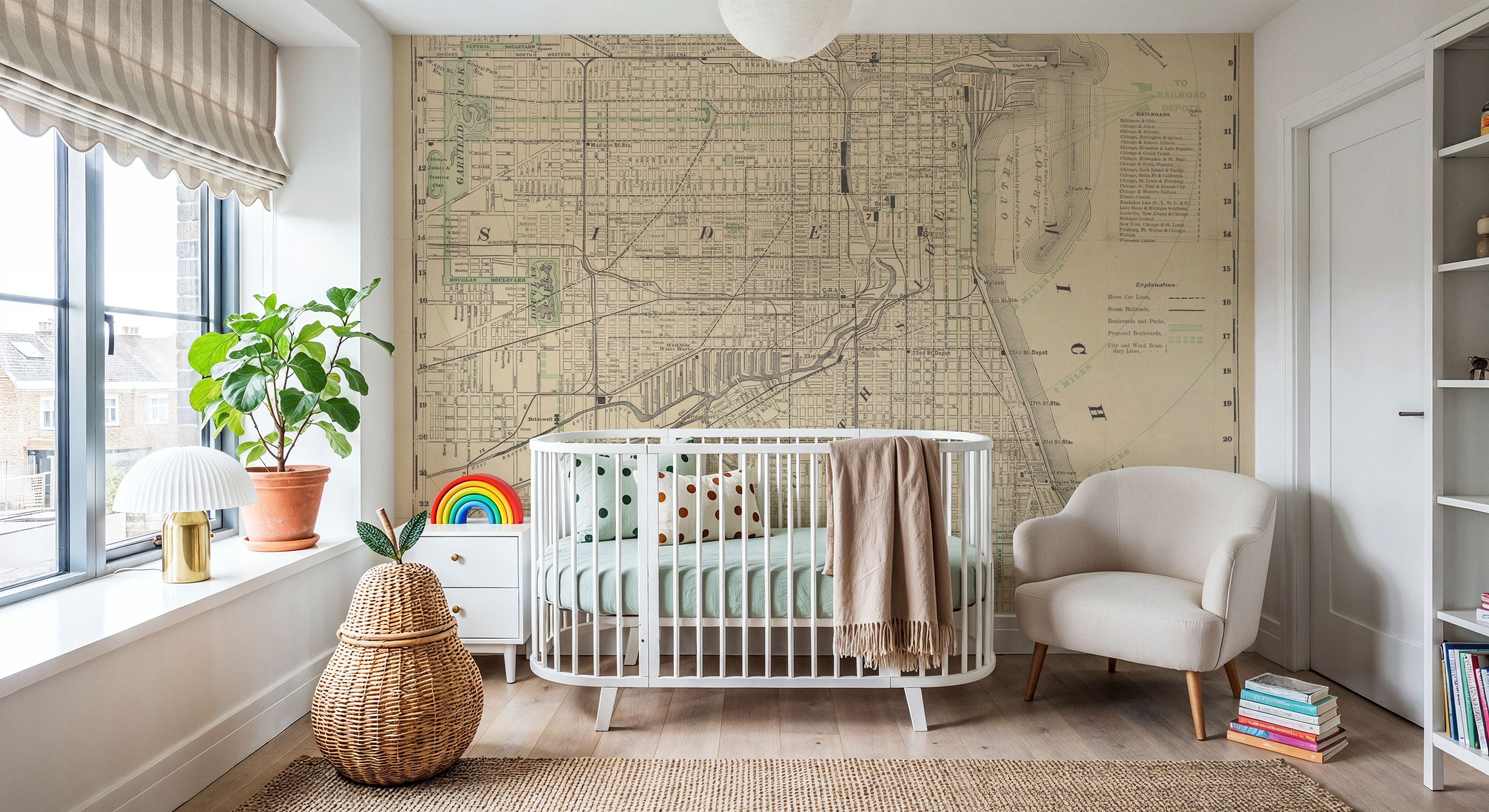 City of Chicago Map 1888