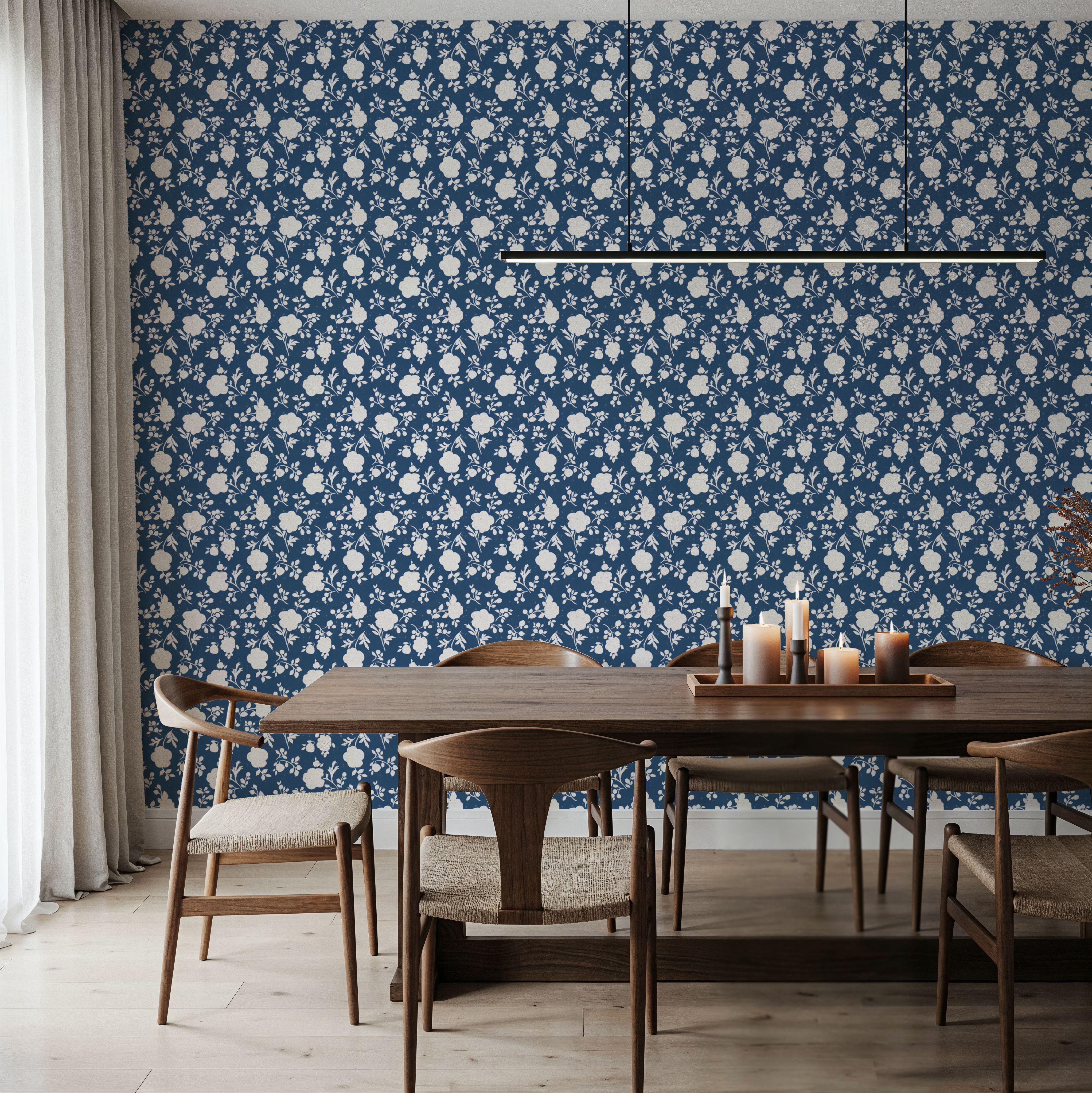 Country Flowery Blue