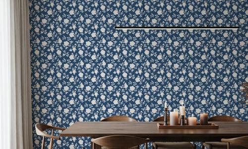 Country Flowery Blue