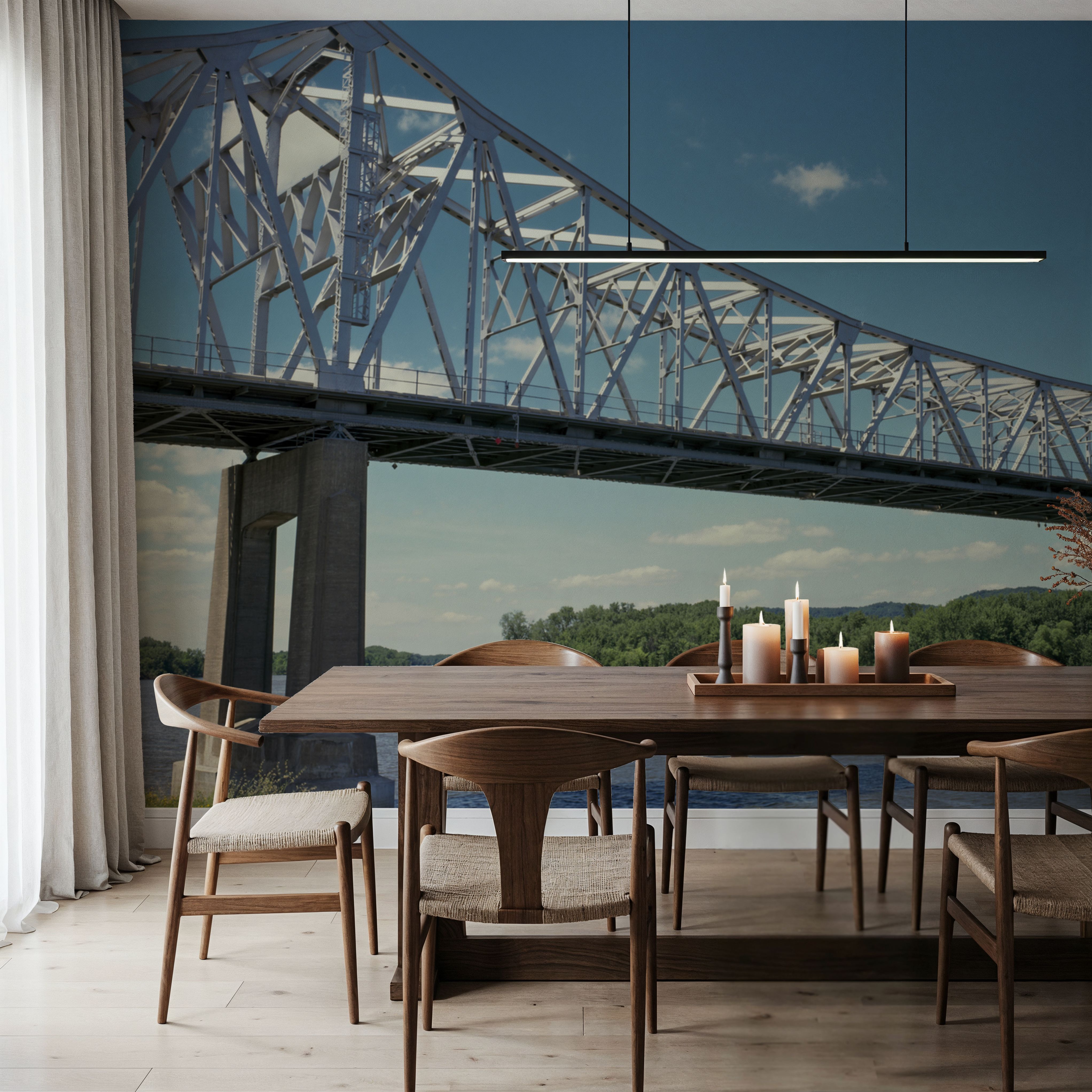 Tranquil Bridge Crossing