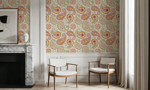 Harvest Paisley White