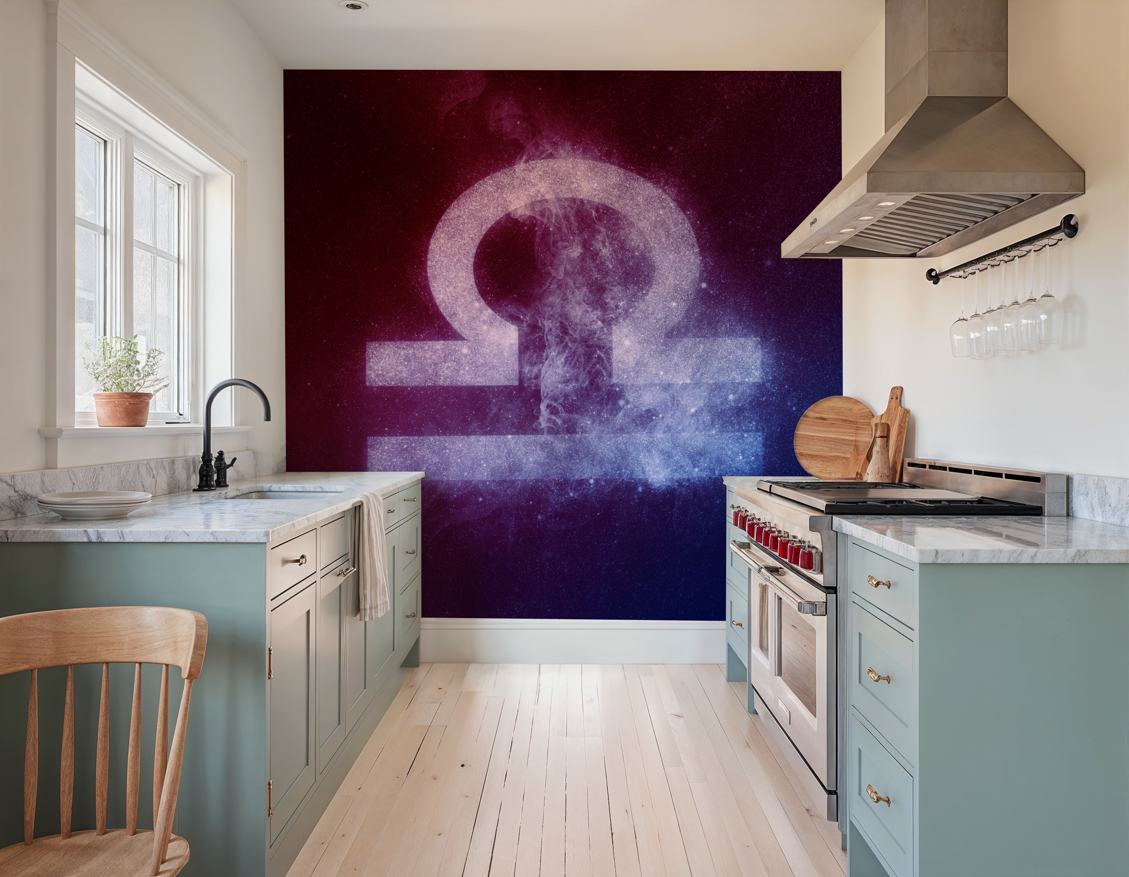 Libra Zodiac of Stars 