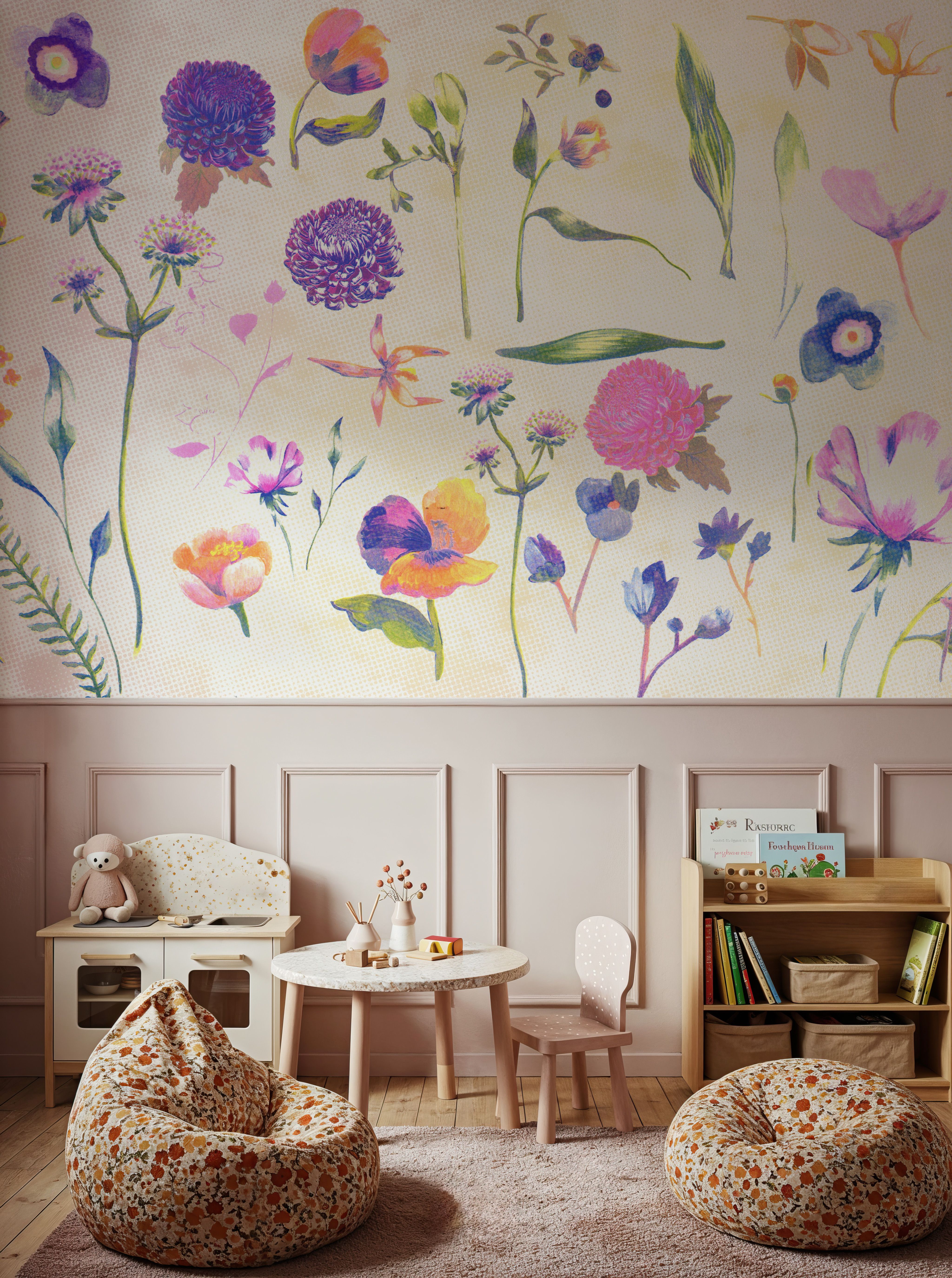 Floral Gaze, Cream