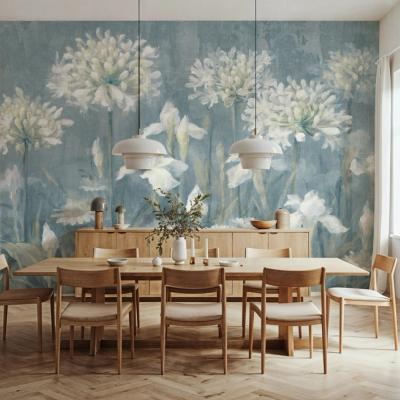 Spring Blossoms II Slate Blue